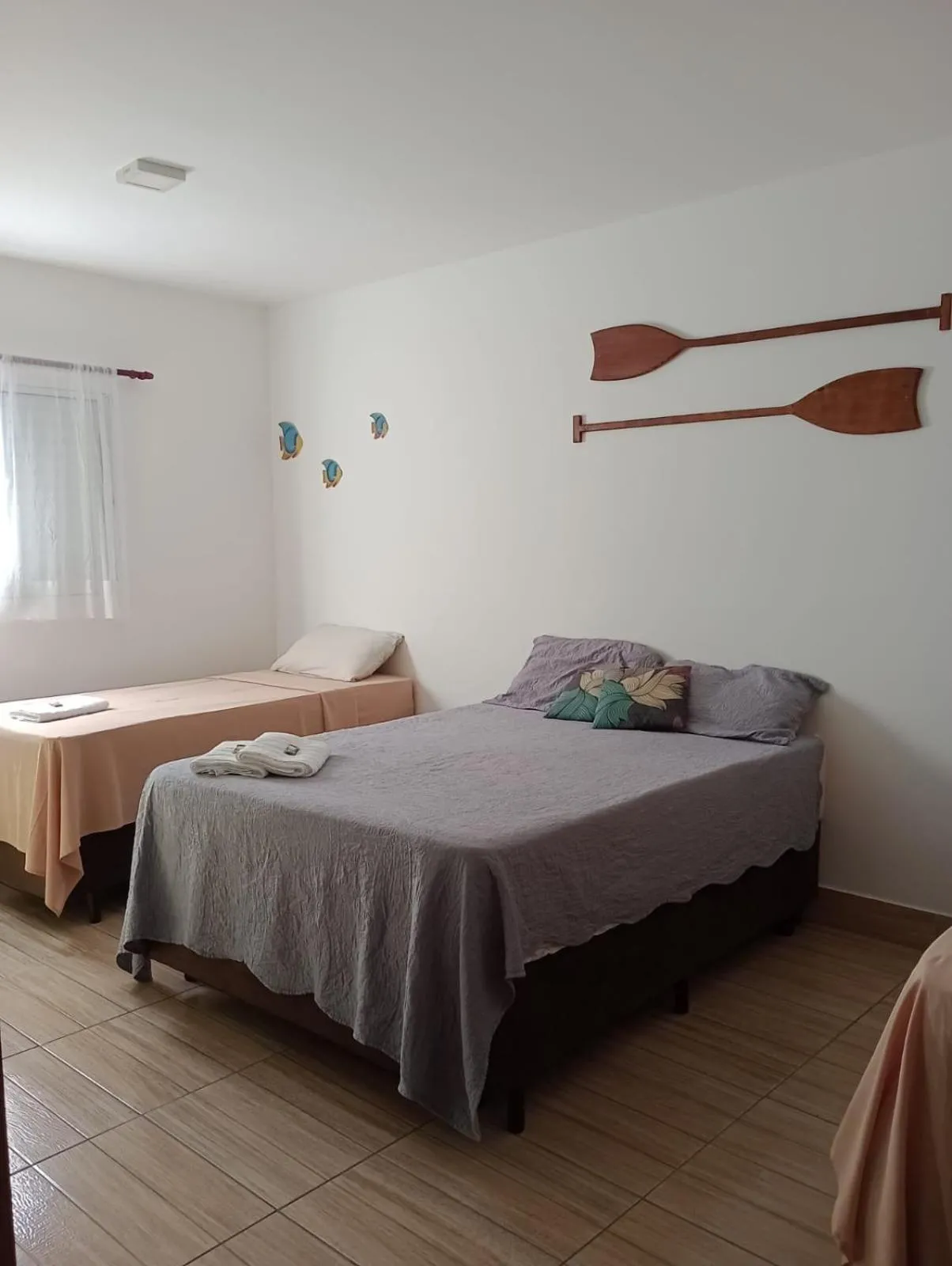 Bed in Pousada Parapuã
