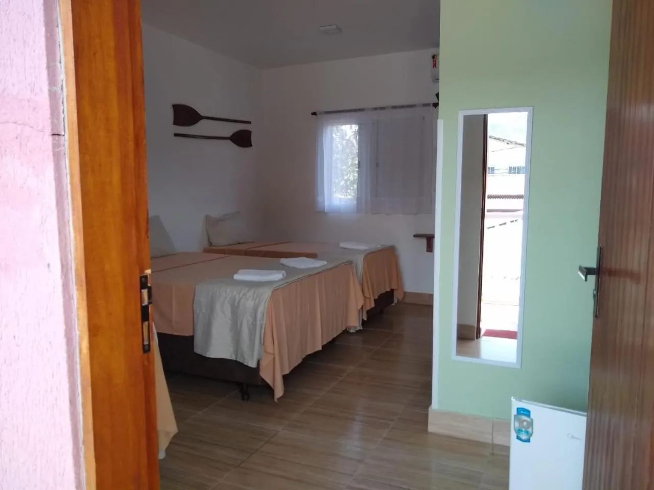 Bed in Pousada Parapuã