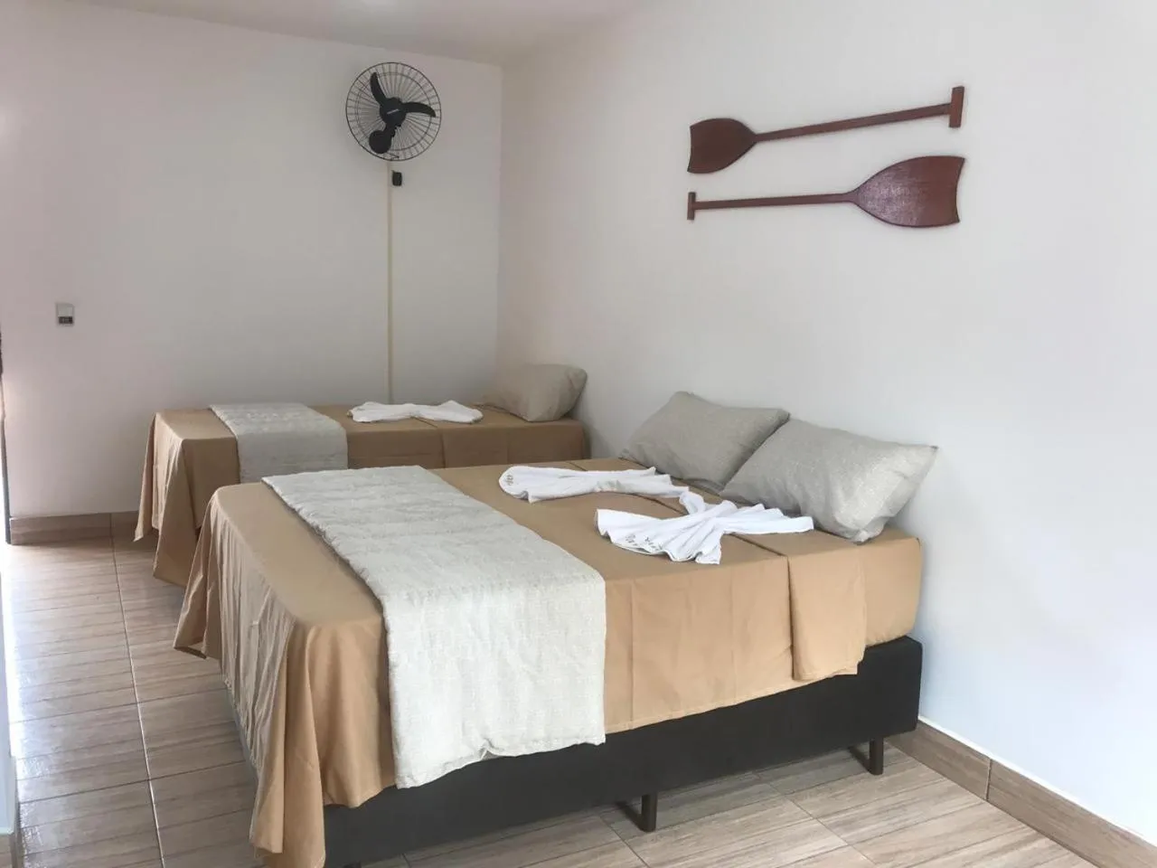 Bed in Pousada Parapuã
