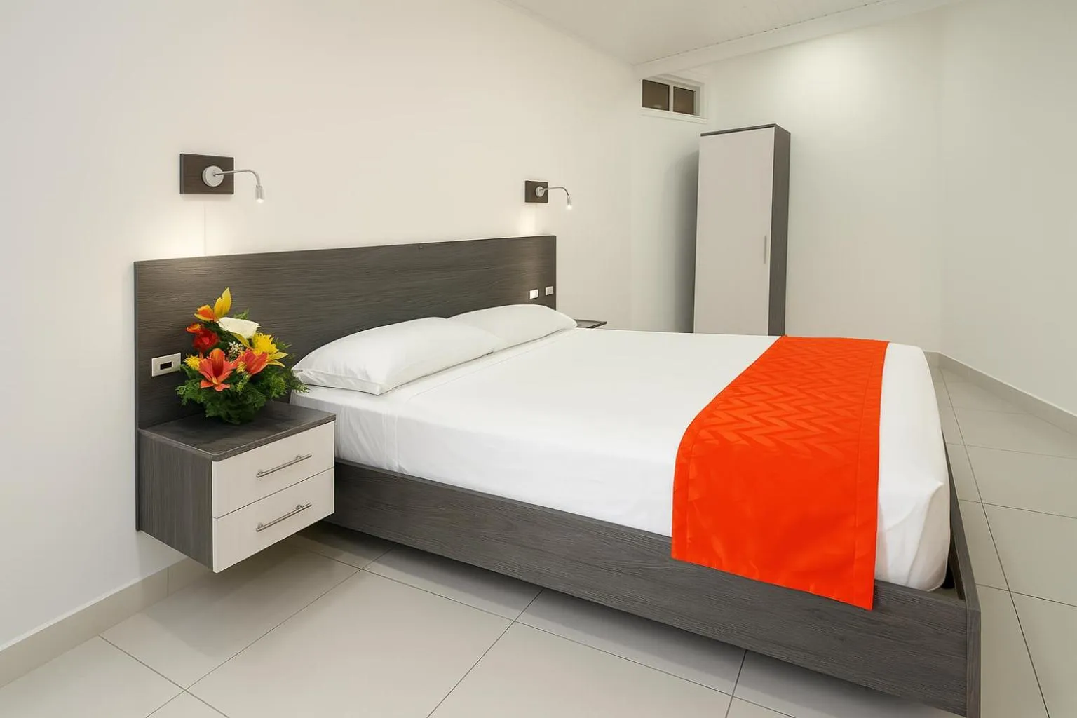 Bed in Hotel Milan Costa Rica