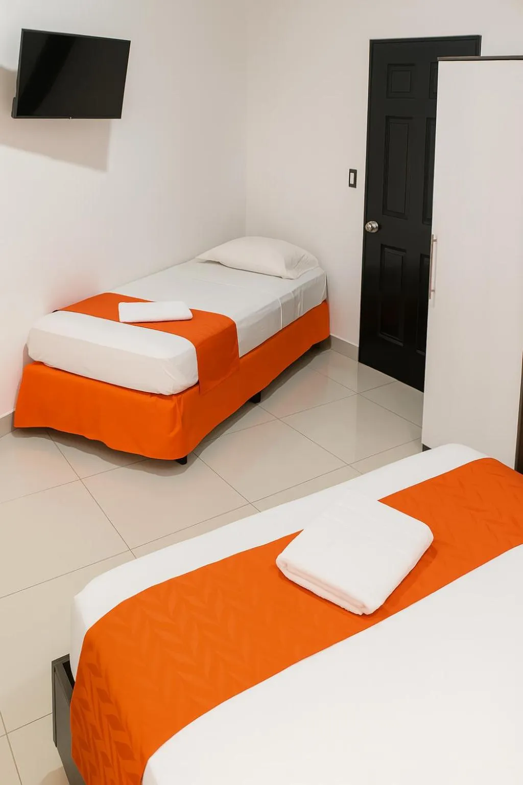 Bed in Hotel Milan Costa Rica