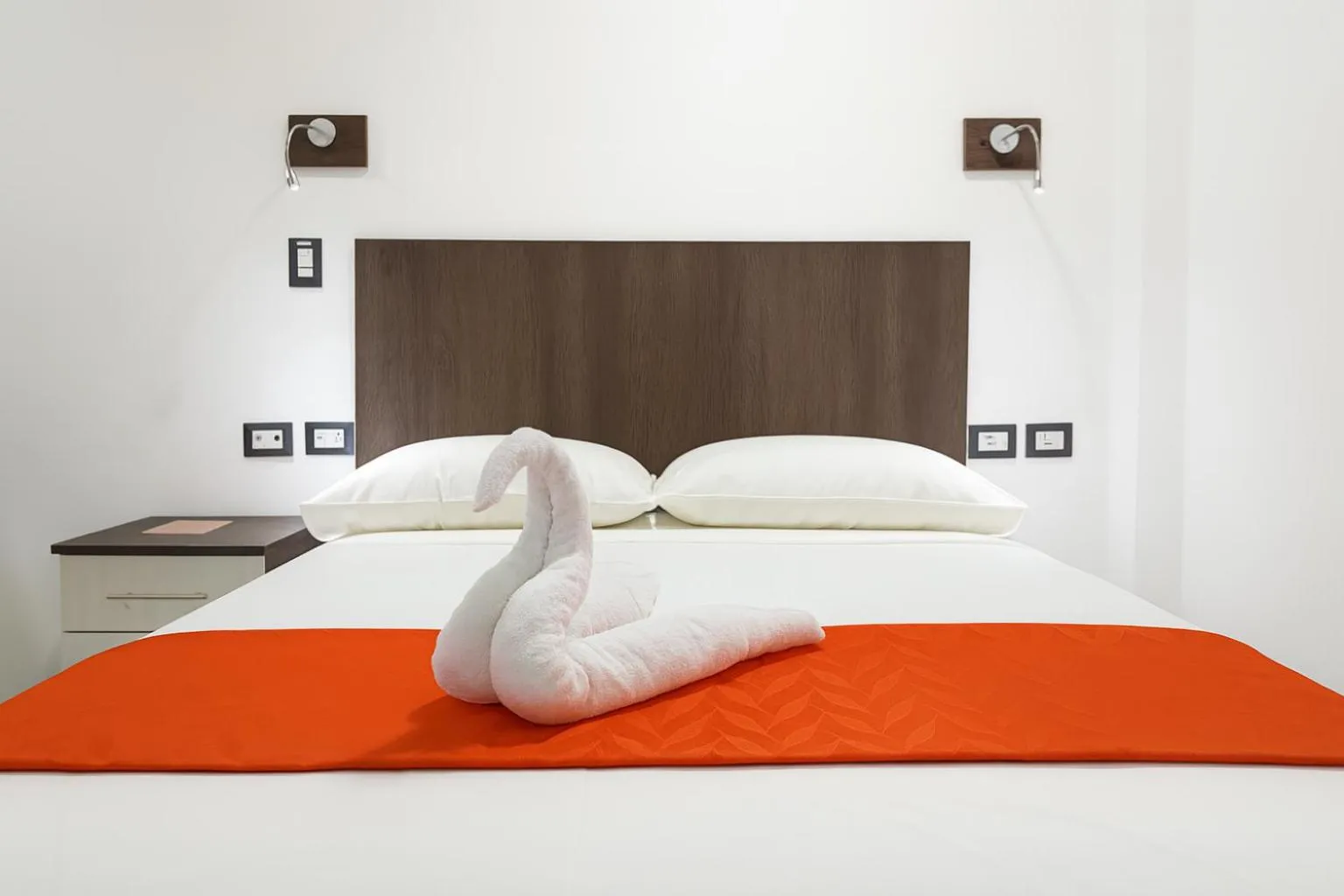 Bed in Hotel Milan Costa Rica