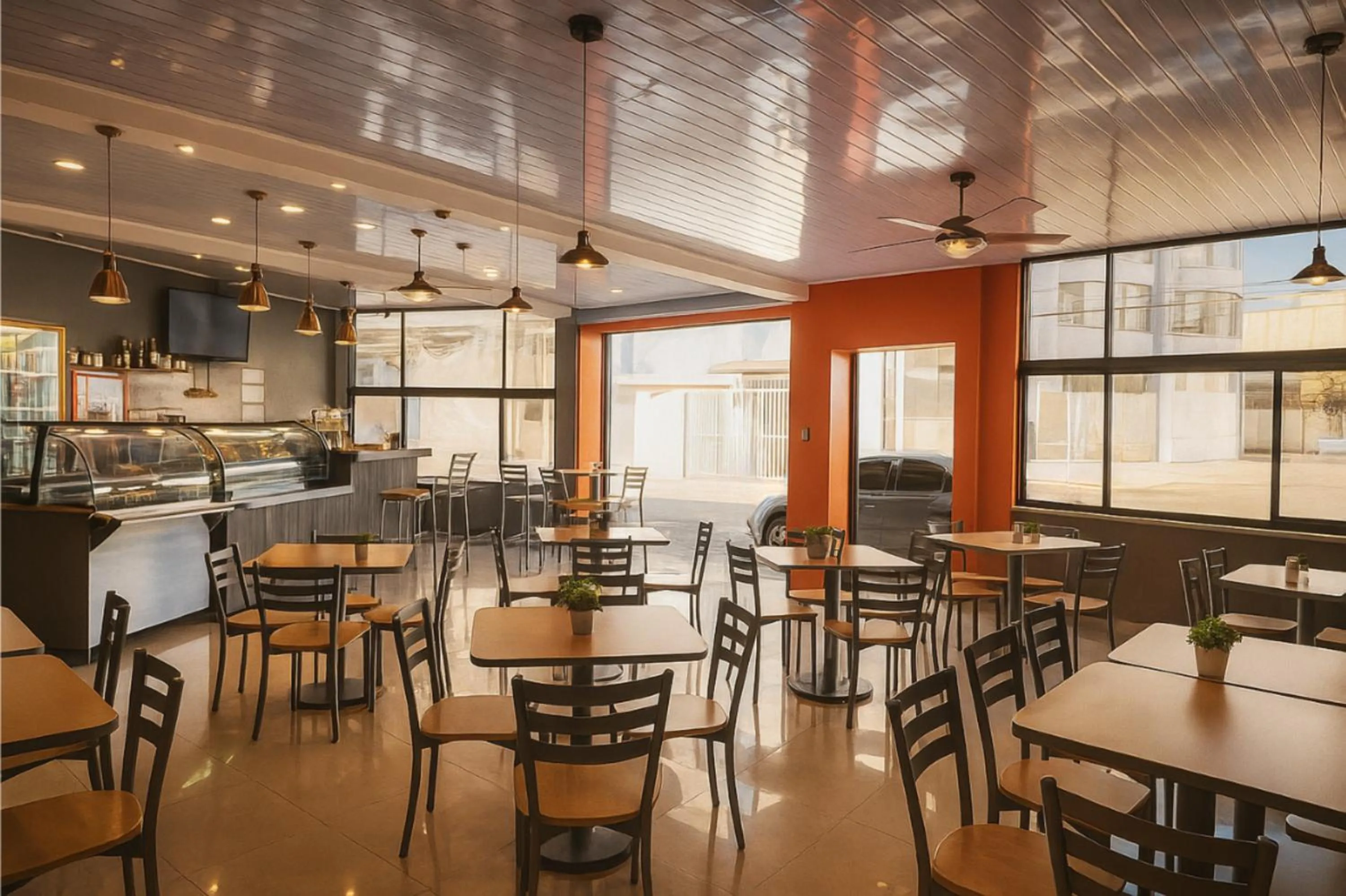 Restaurant/places to eat in Hotel Milan Costa Rica