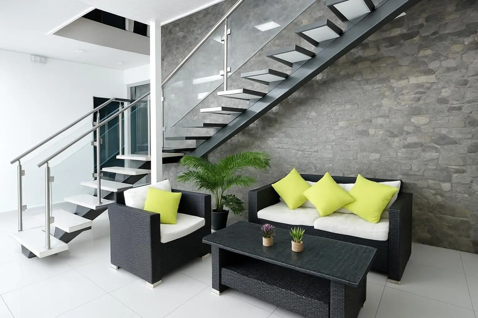 Seating area in Hotel Milan Costa Rica