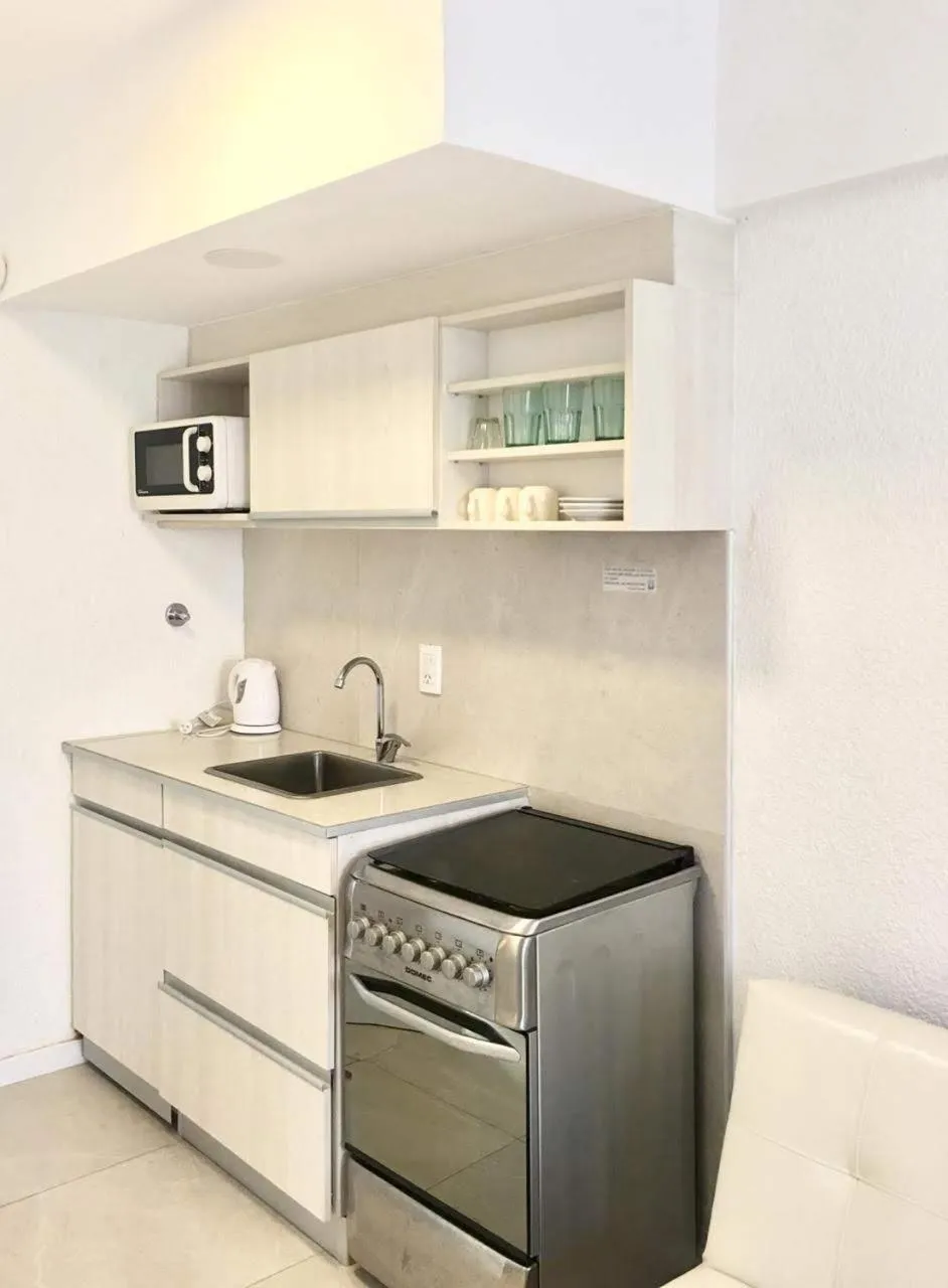 Kitchen or kitchenette in Apart Amabile Sul Mare