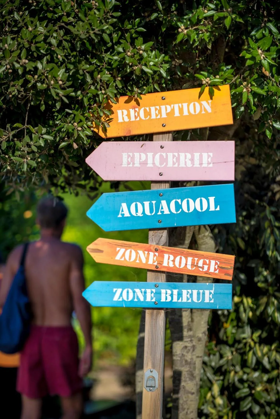 Property building in Camping L'Ocean