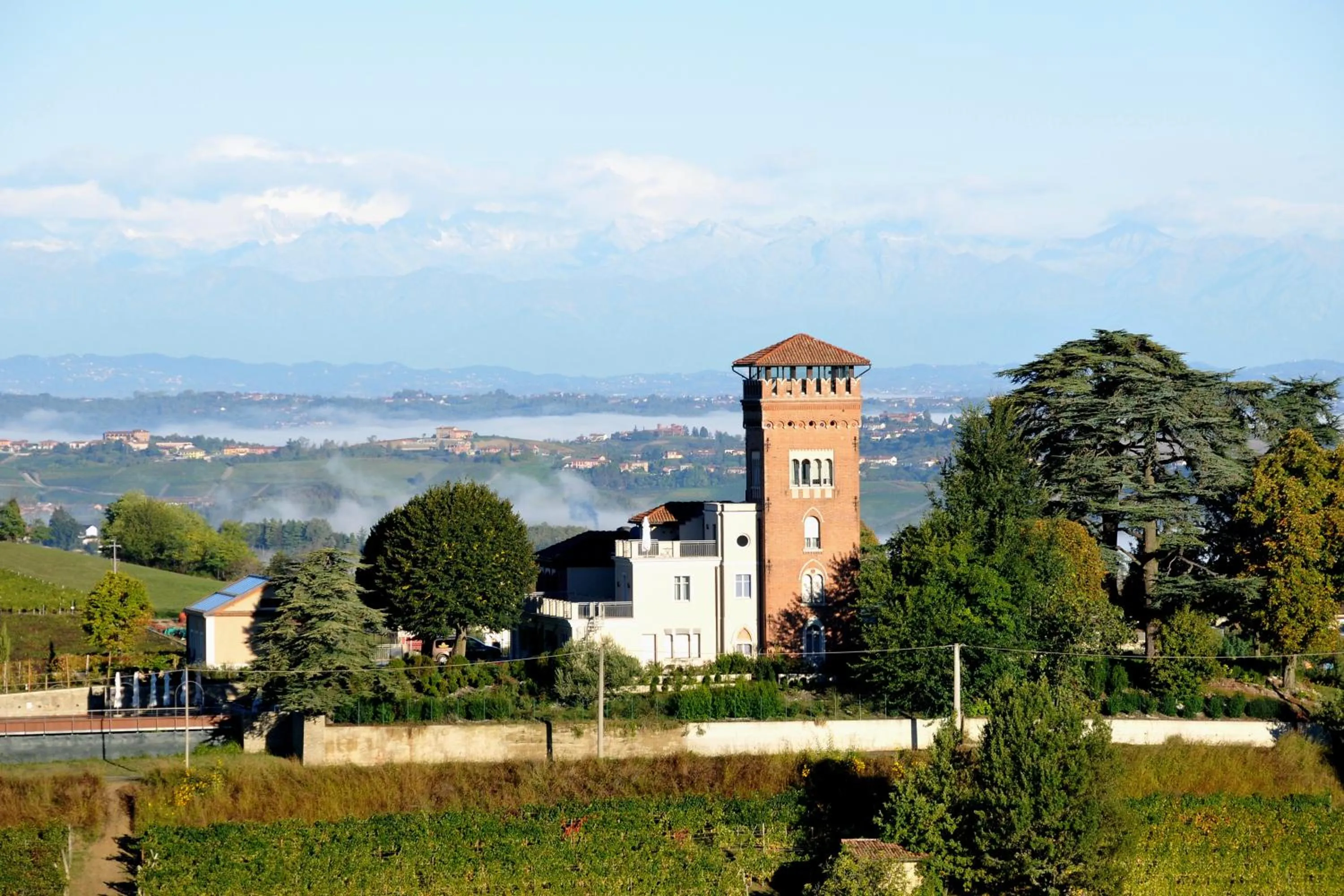 Mountain view in Villa Pattono Relais