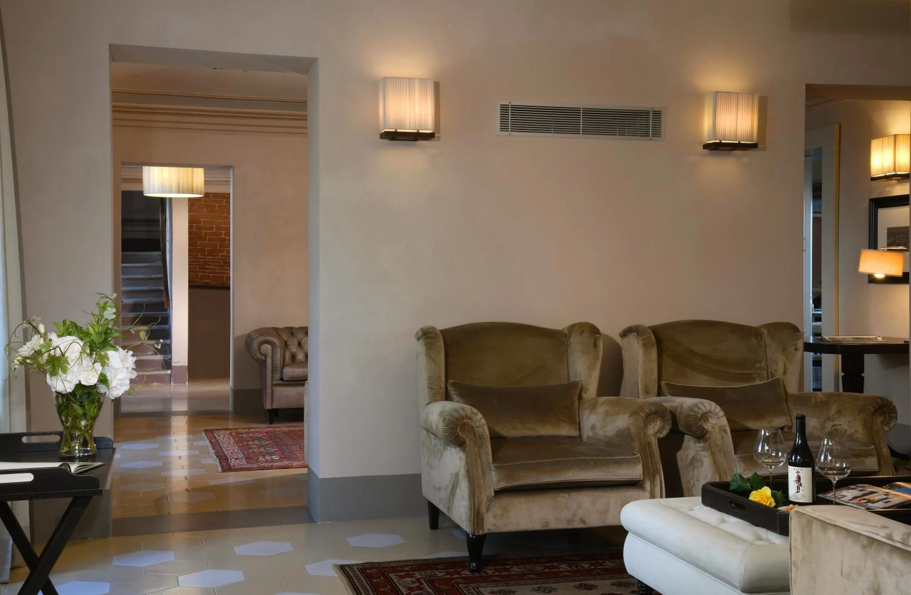 Living room in Villa Pattono Relais