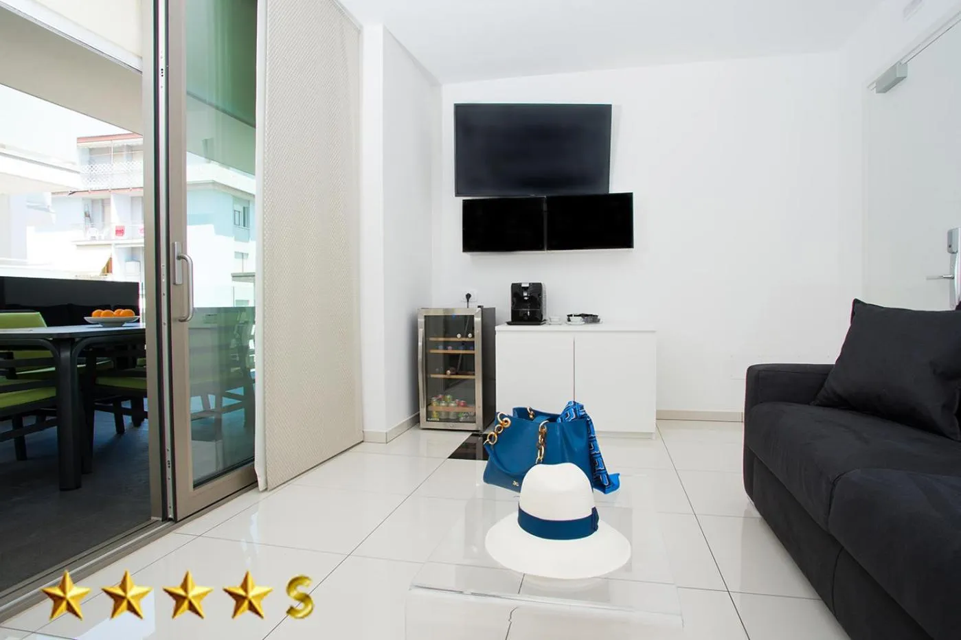 Balcony/Terrace in Hotel Rossini 4S