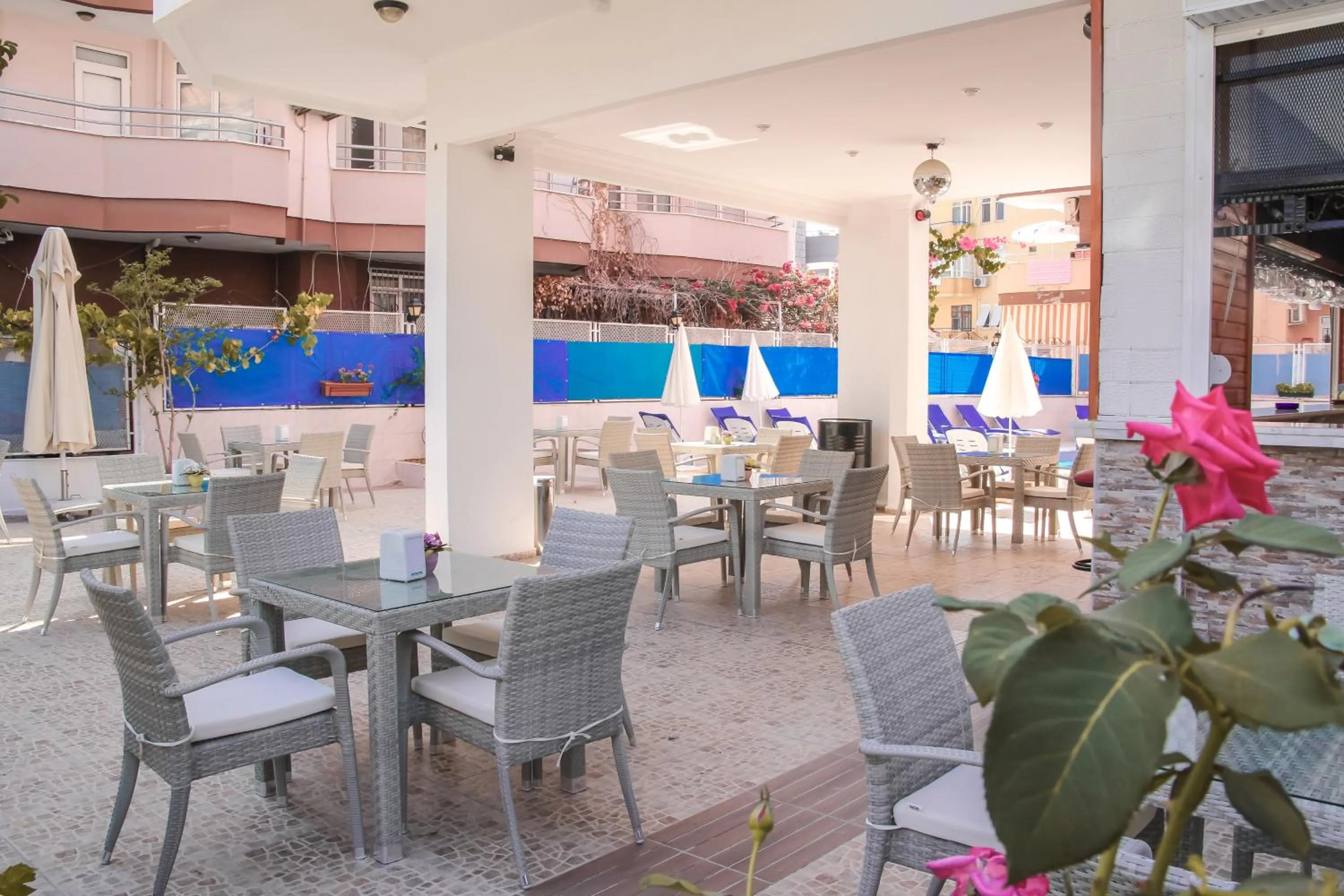 Patio in Bella Rose Apart Hotel, Alanya