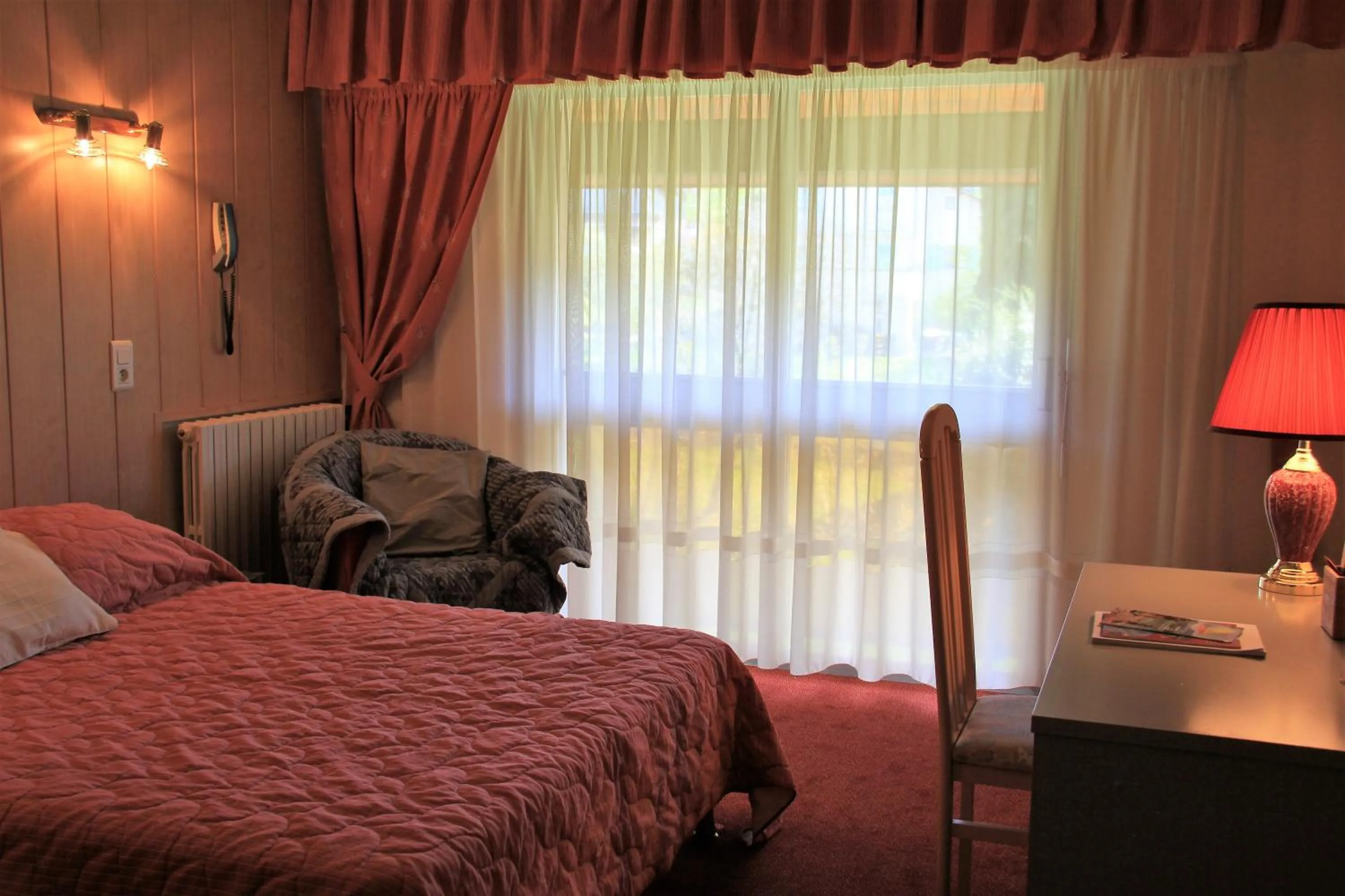 Bed in Hôtel Restaurant le Panorama