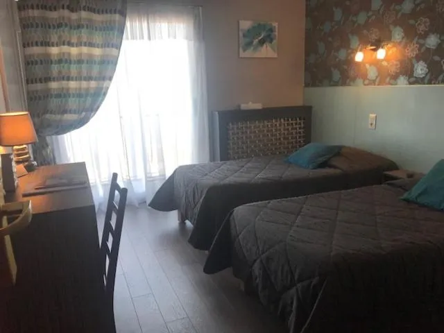 Bed in Hôtel Restaurant le Panorama