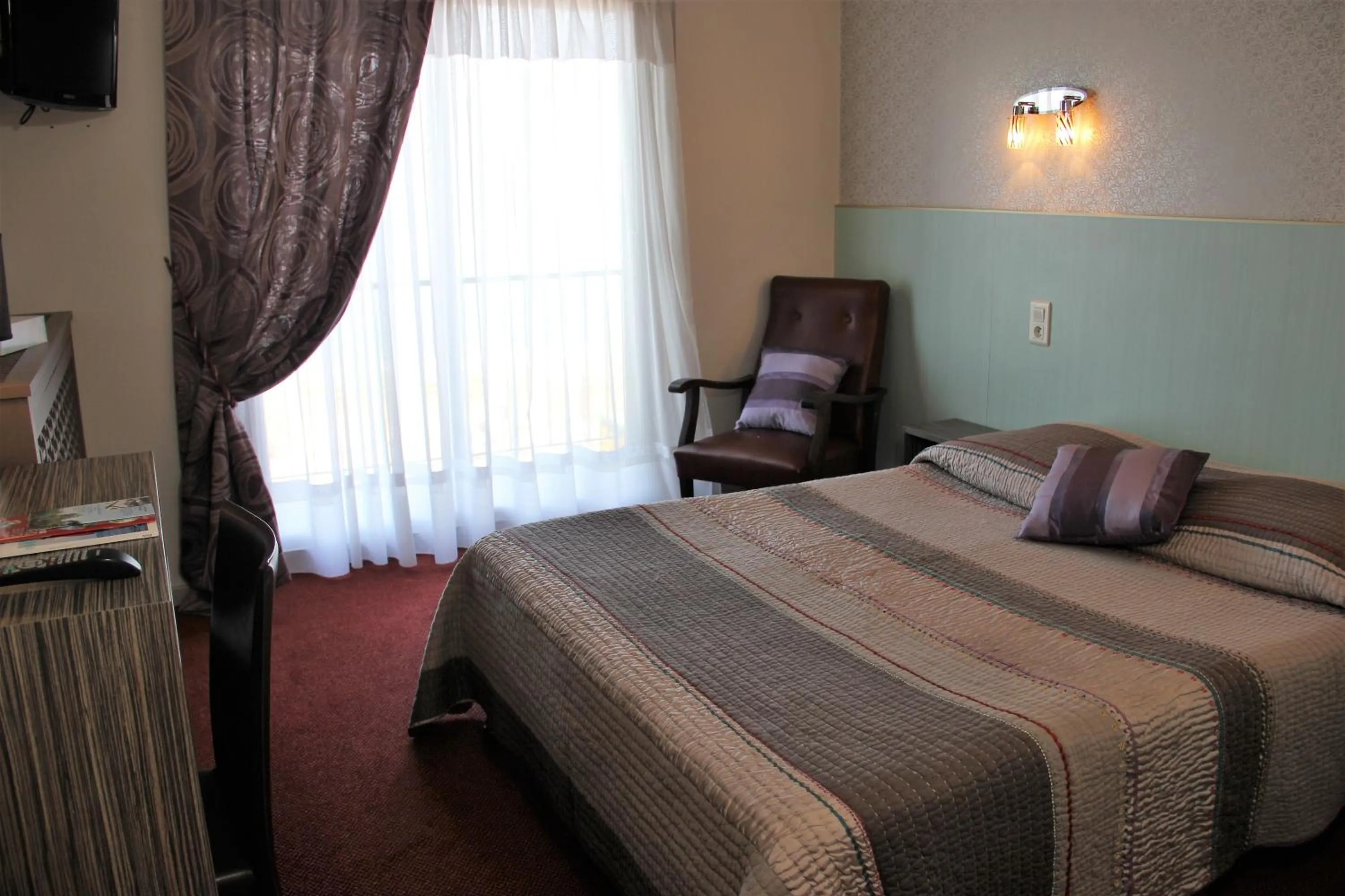 Bed in Hôtel Restaurant le Panorama