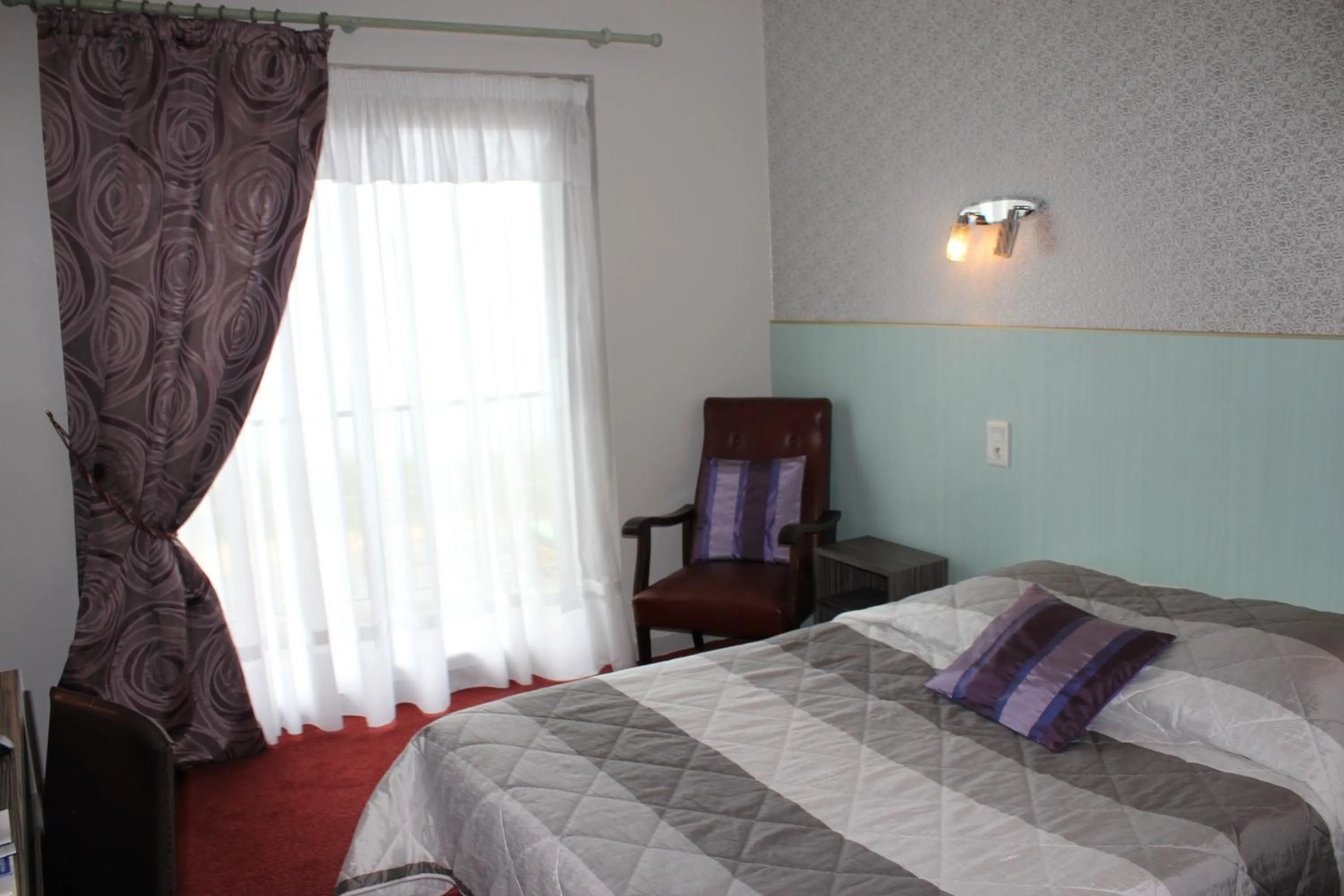 Bed in Hôtel Restaurant le Panorama