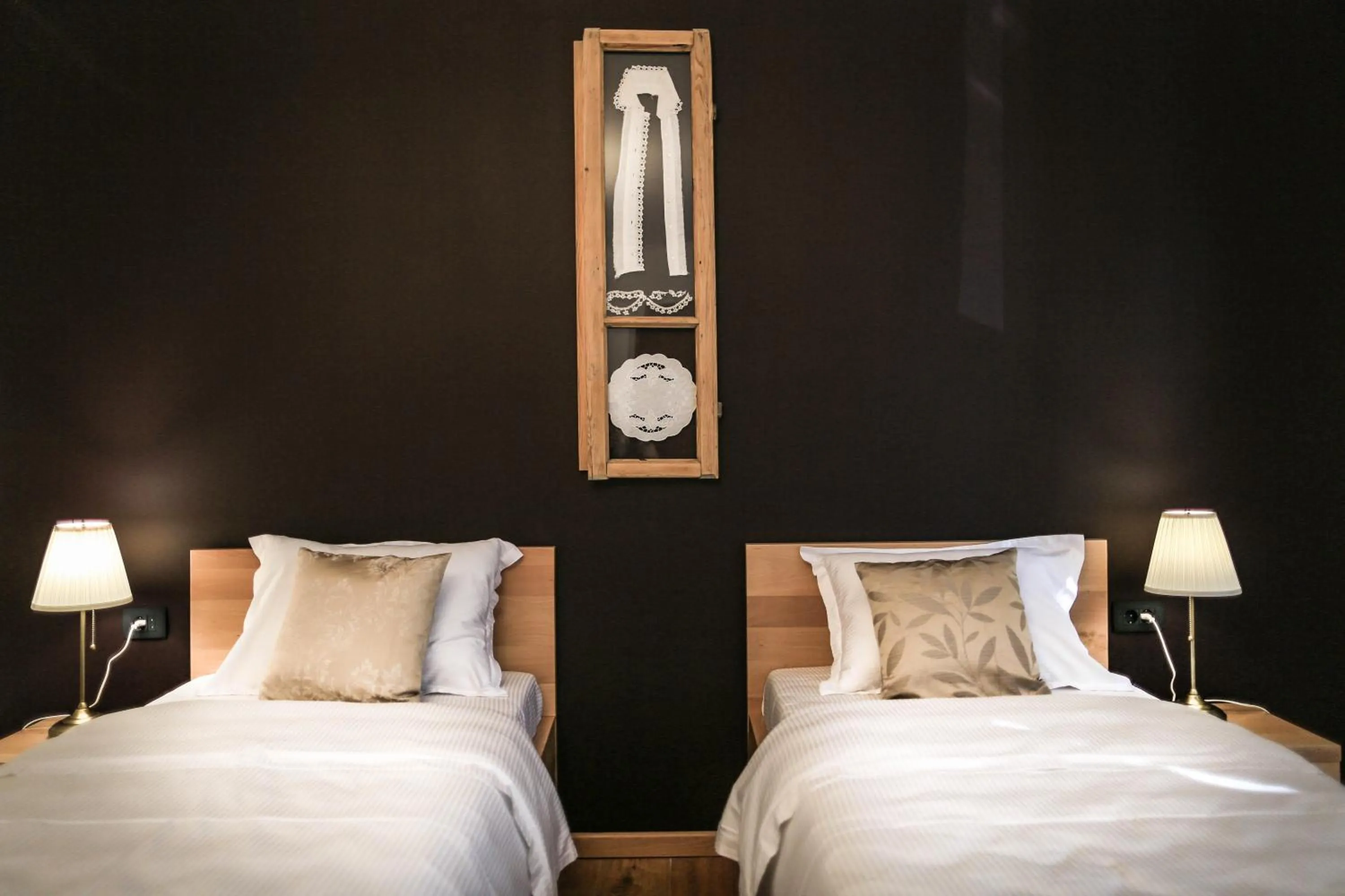 Bed in GARNI HOTEL ATRIUM