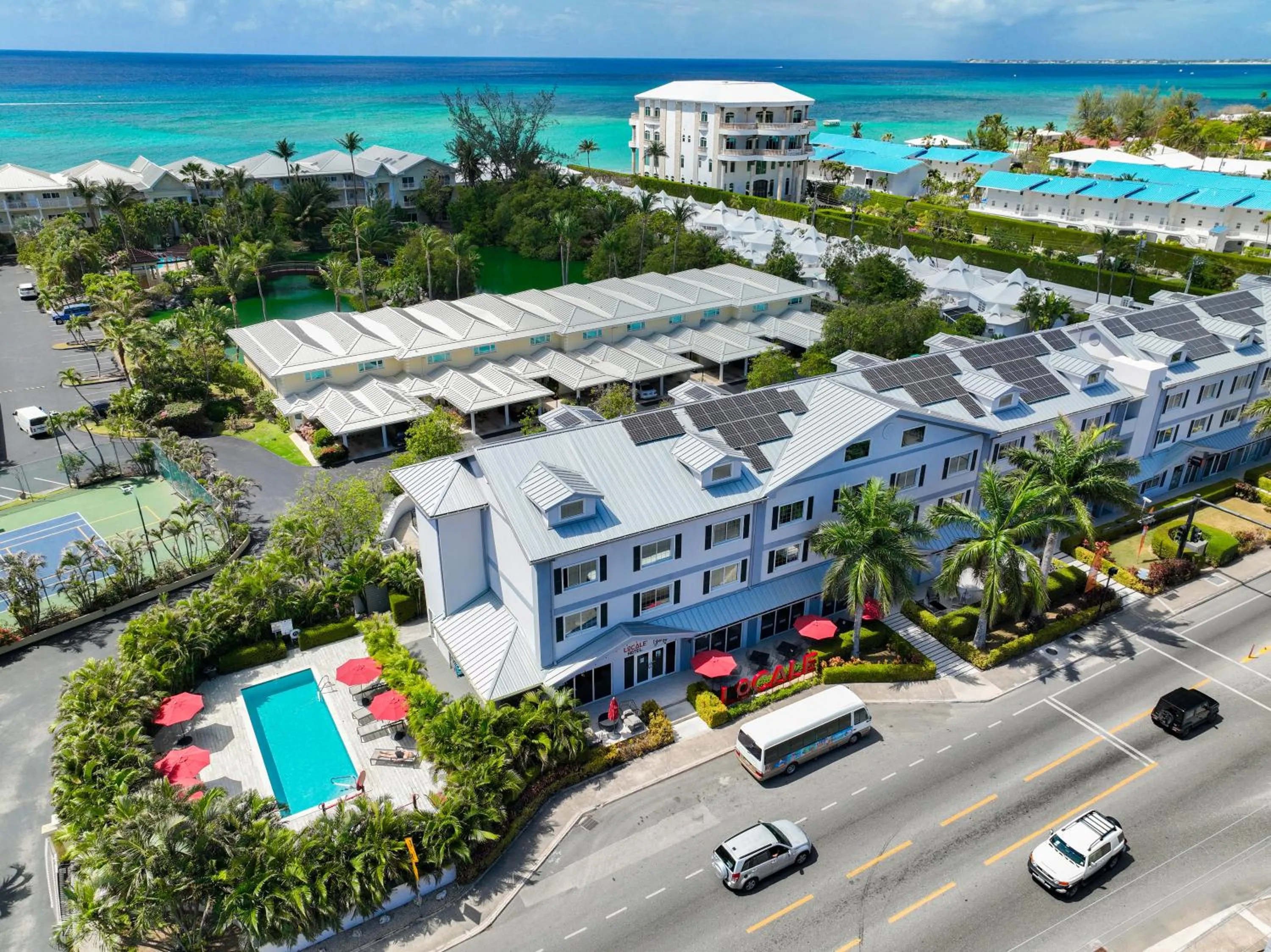 Property building in The Locale Hotel Grand Cayman