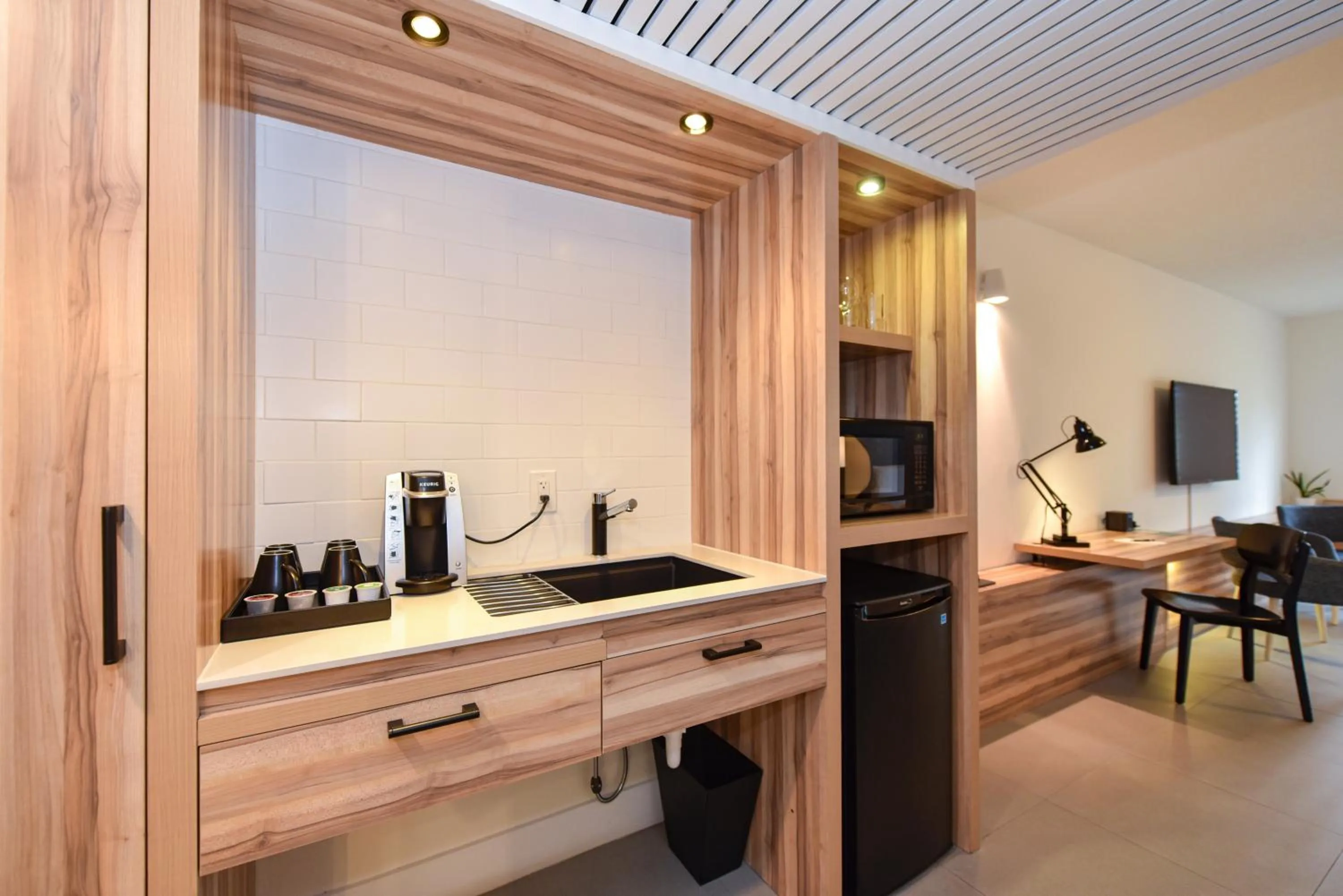 Kitchen or kitchenette in The Locale Hotel Grand Cayman