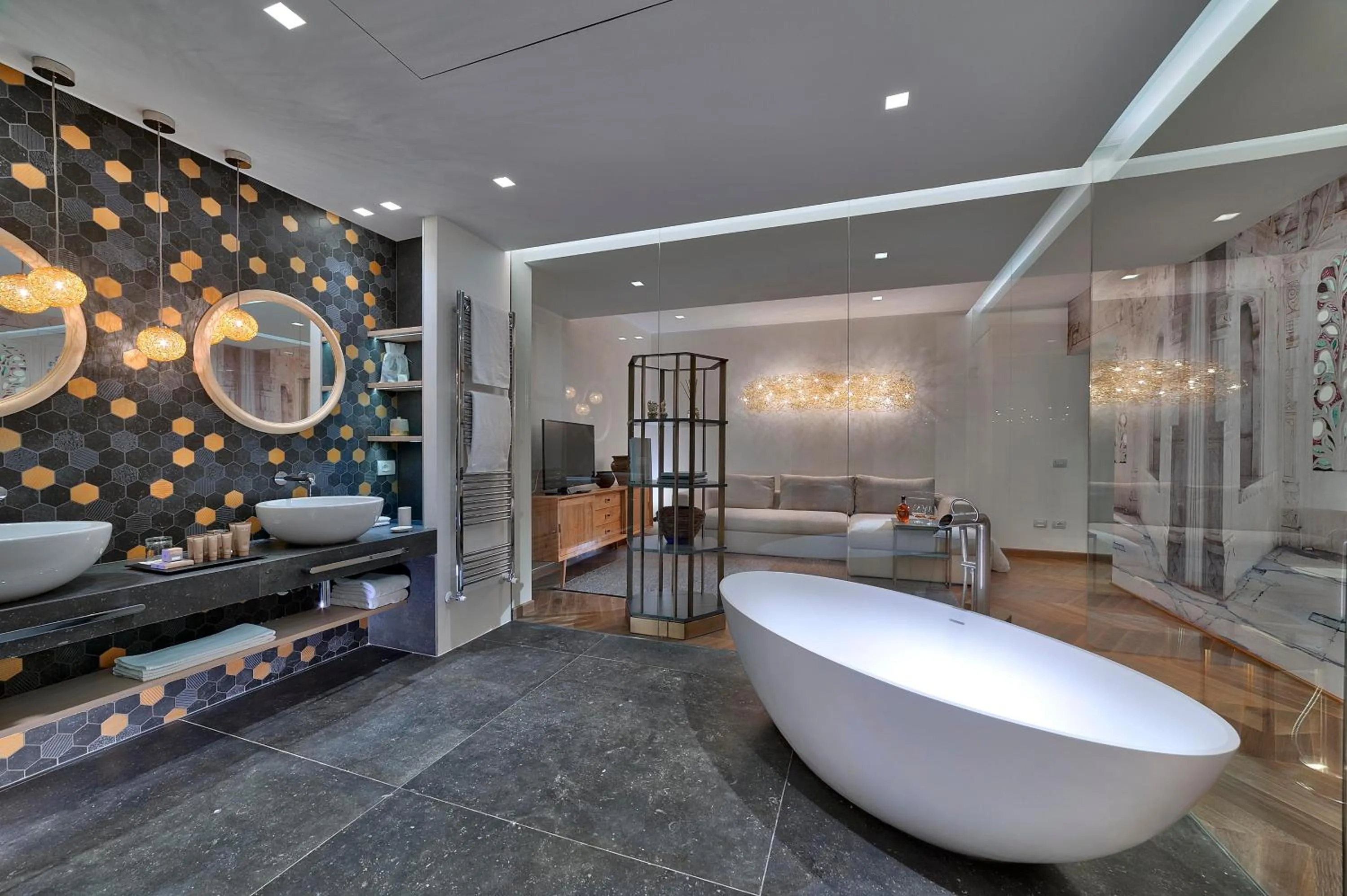 Bathroom in Esplanade Tergesteo - Luxury Retreat