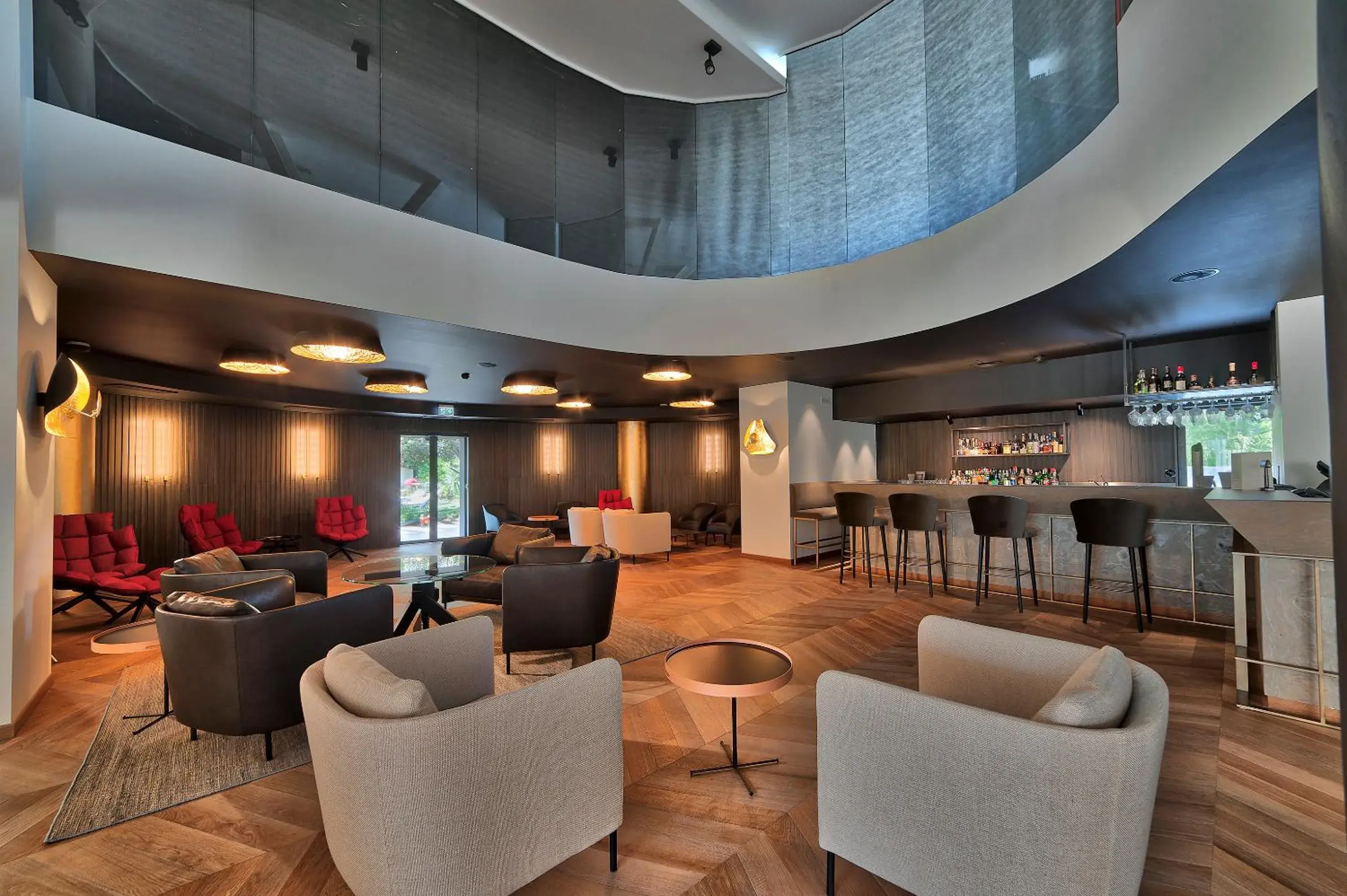 Lounge or bar in Esplanade Tergesteo - Luxury Retreat Lounge or bar in Esplanade Tergesteo - Luxury Retreat