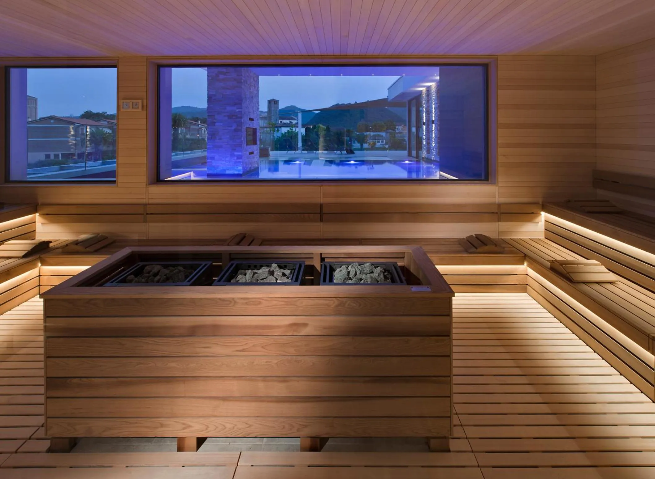 Sauna in Esplanade Tergesteo - Luxury Retreat