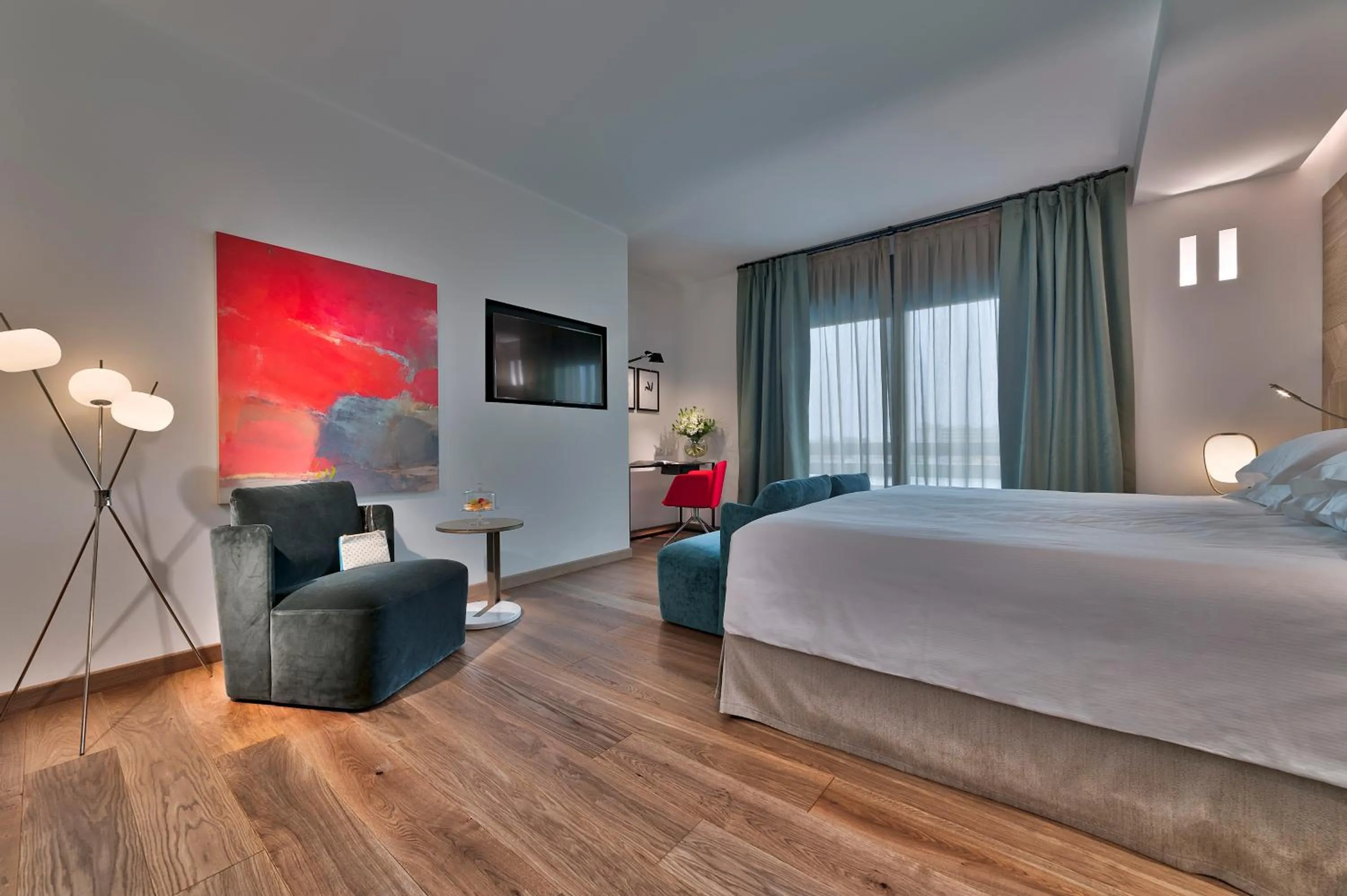 Living room, Bed in Esplanade Tergesteo - Luxury Retreat