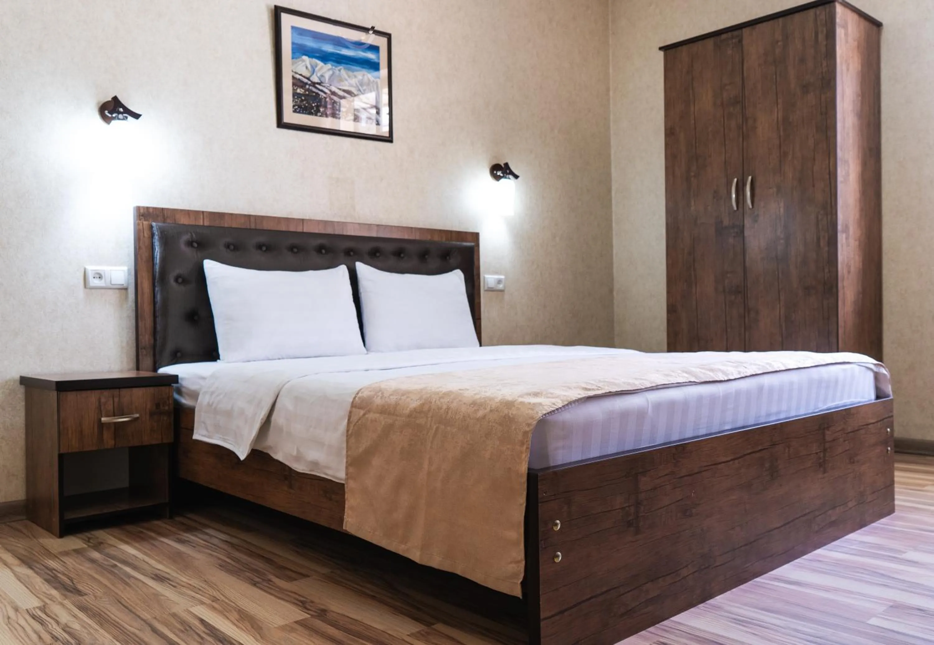 Bed in TOURIST INN hotel