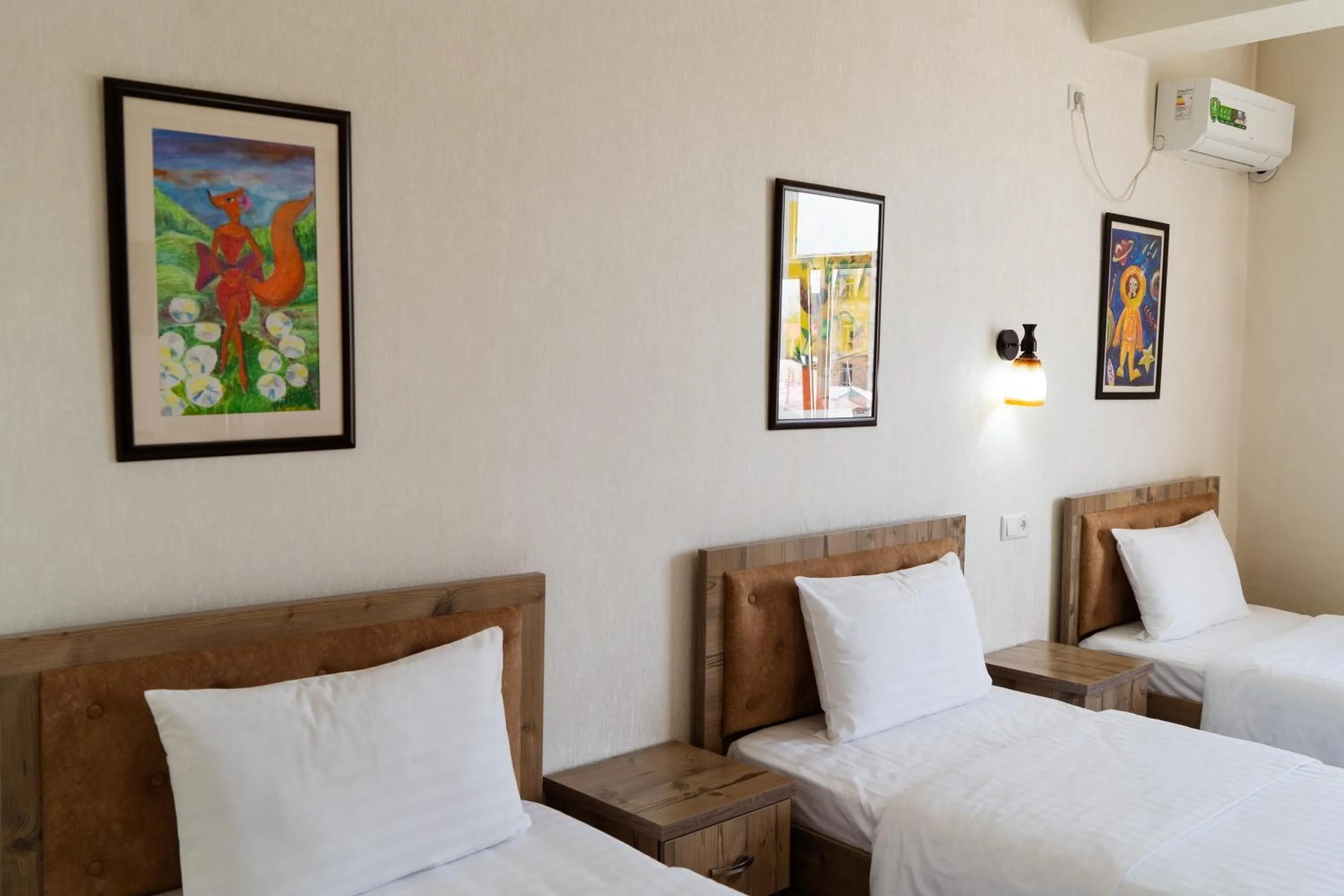 Bed in TOURIST INN hotel