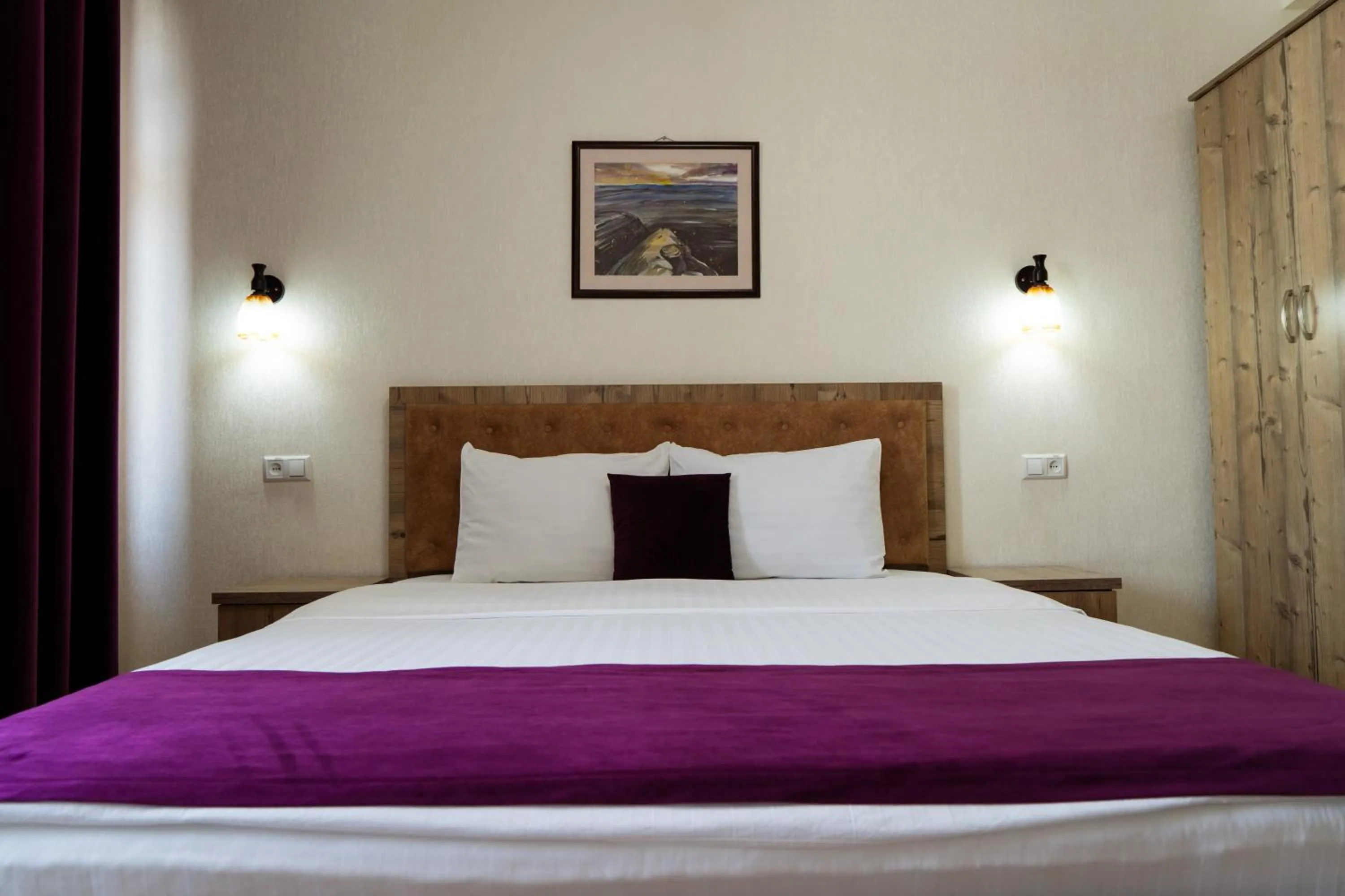 Bed in TOURIST INN hotel