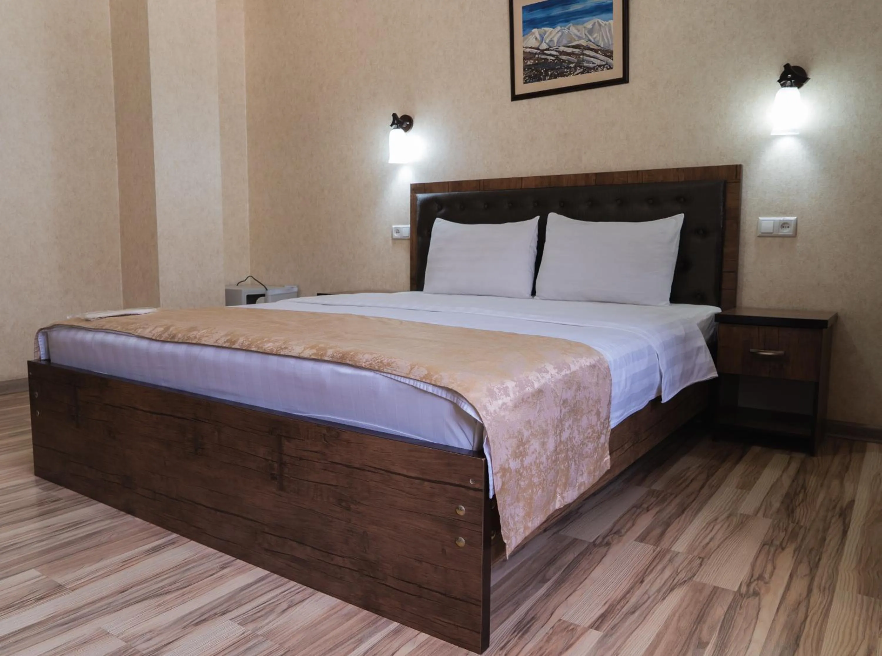 Bed in TOURIST INN hotel