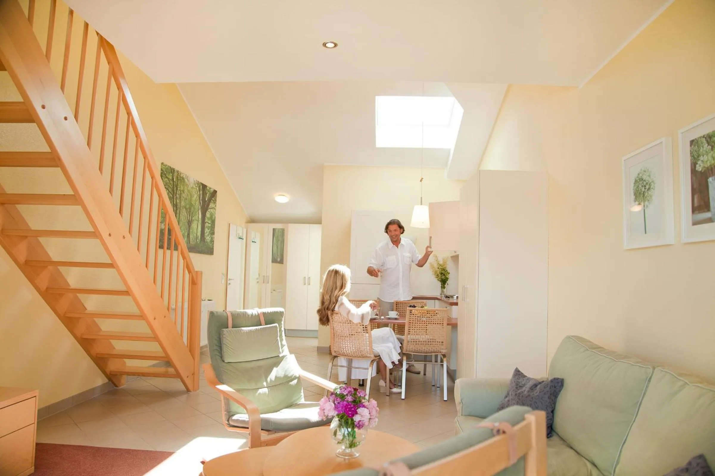 Living room in Aparthotel Seepanorama