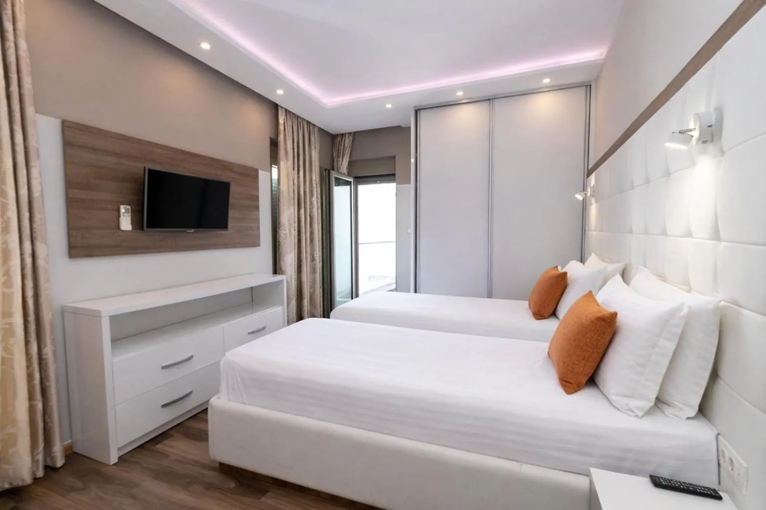 Bed in Hotel Butua Residence