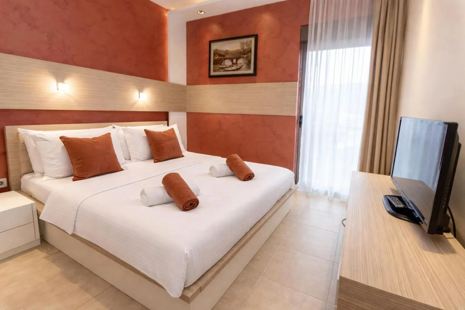 Bed in Hotel Butua Residence