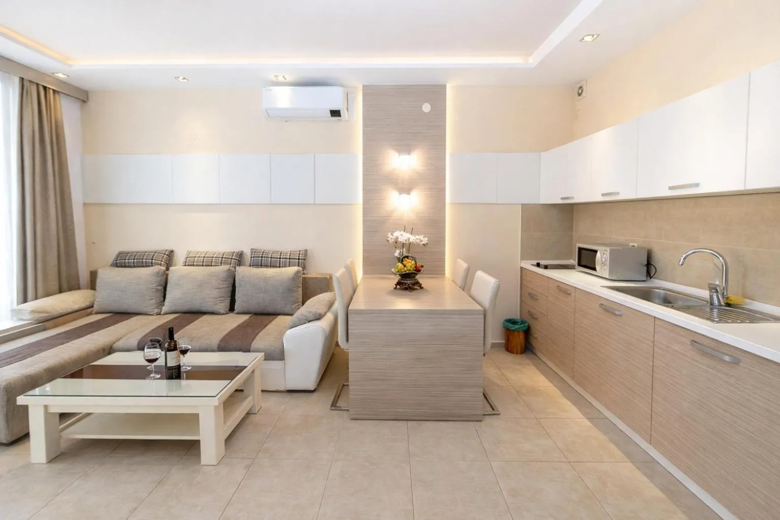 Kitchen or kitchenette in Hotel Butua Residence