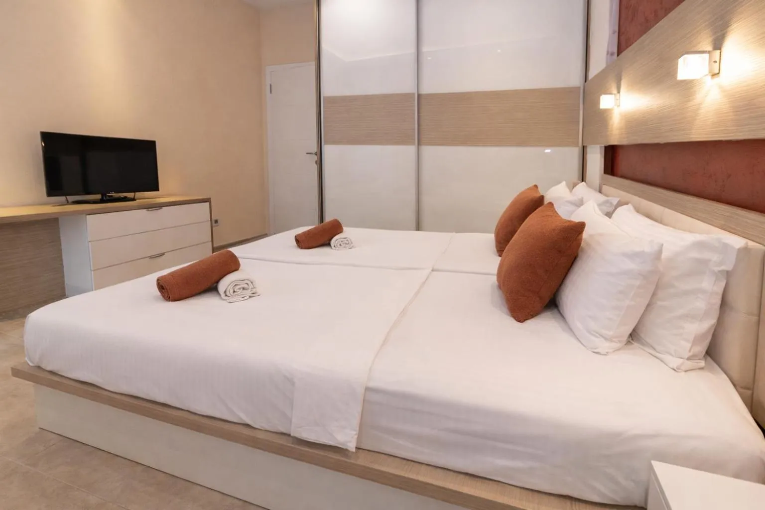 Bed in Hotel Butua Residence