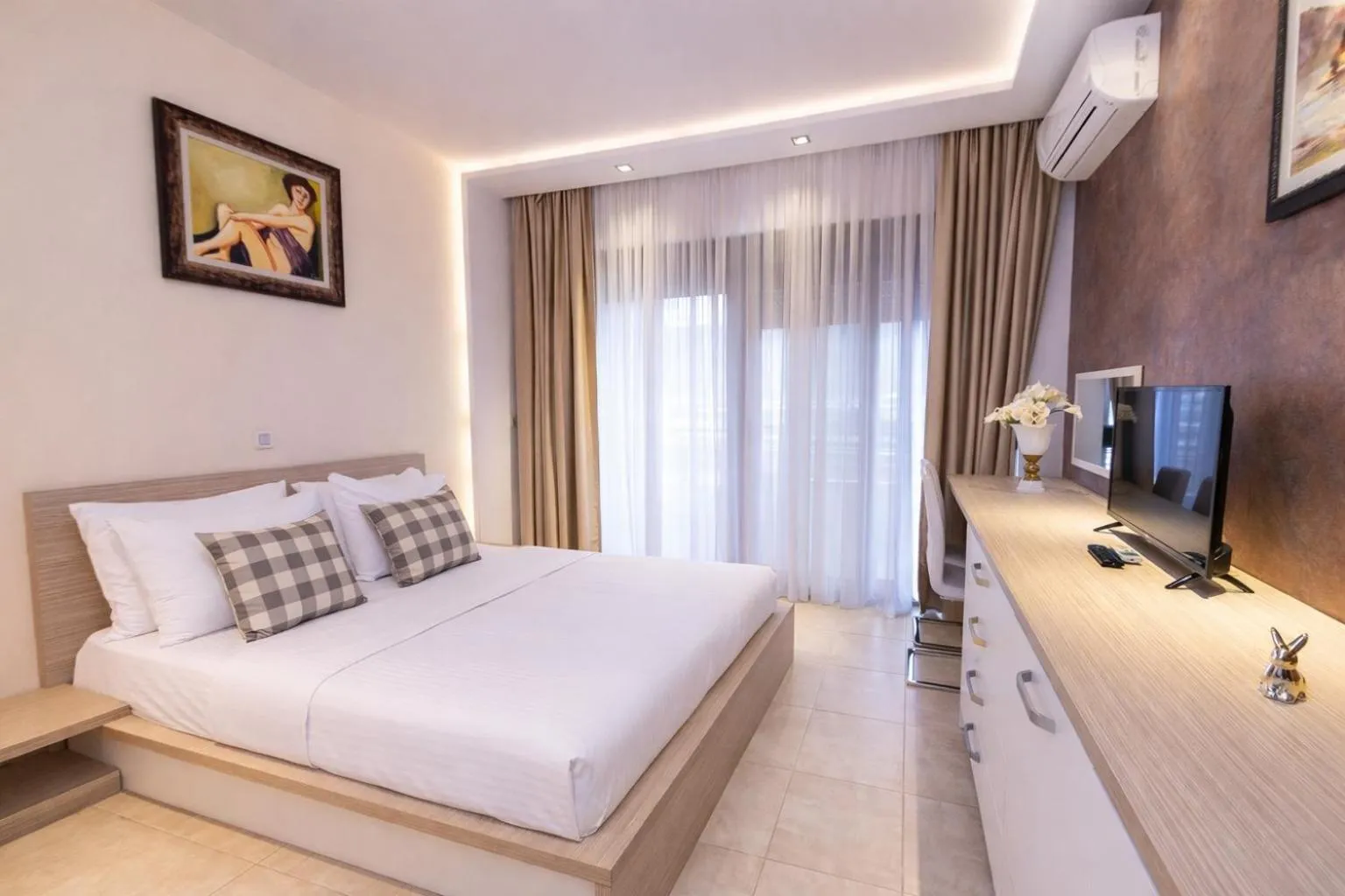 Bed in Hotel Butua Residence