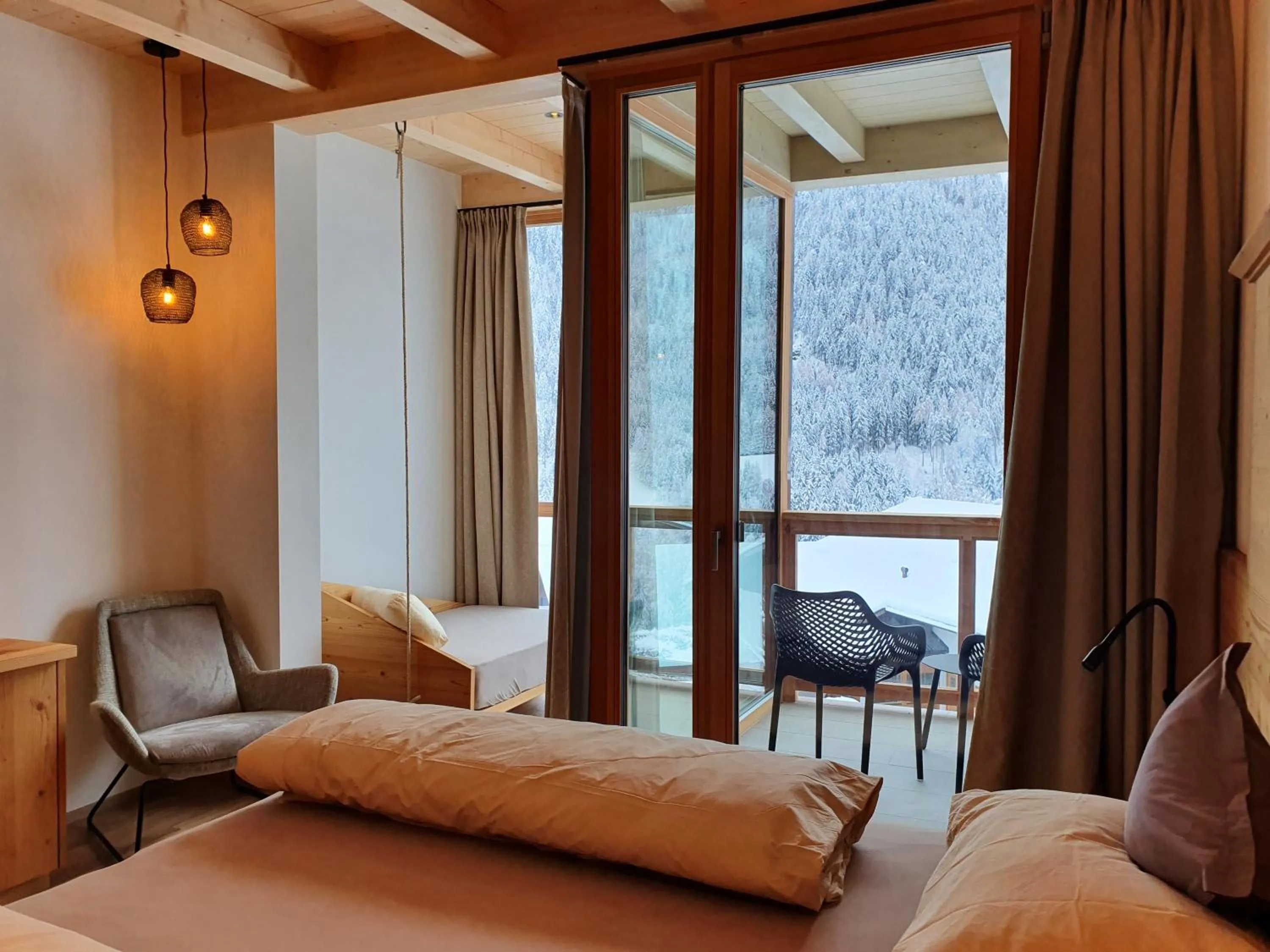 Bedroom, Bed in Natur Pur Hotel Unterpichl