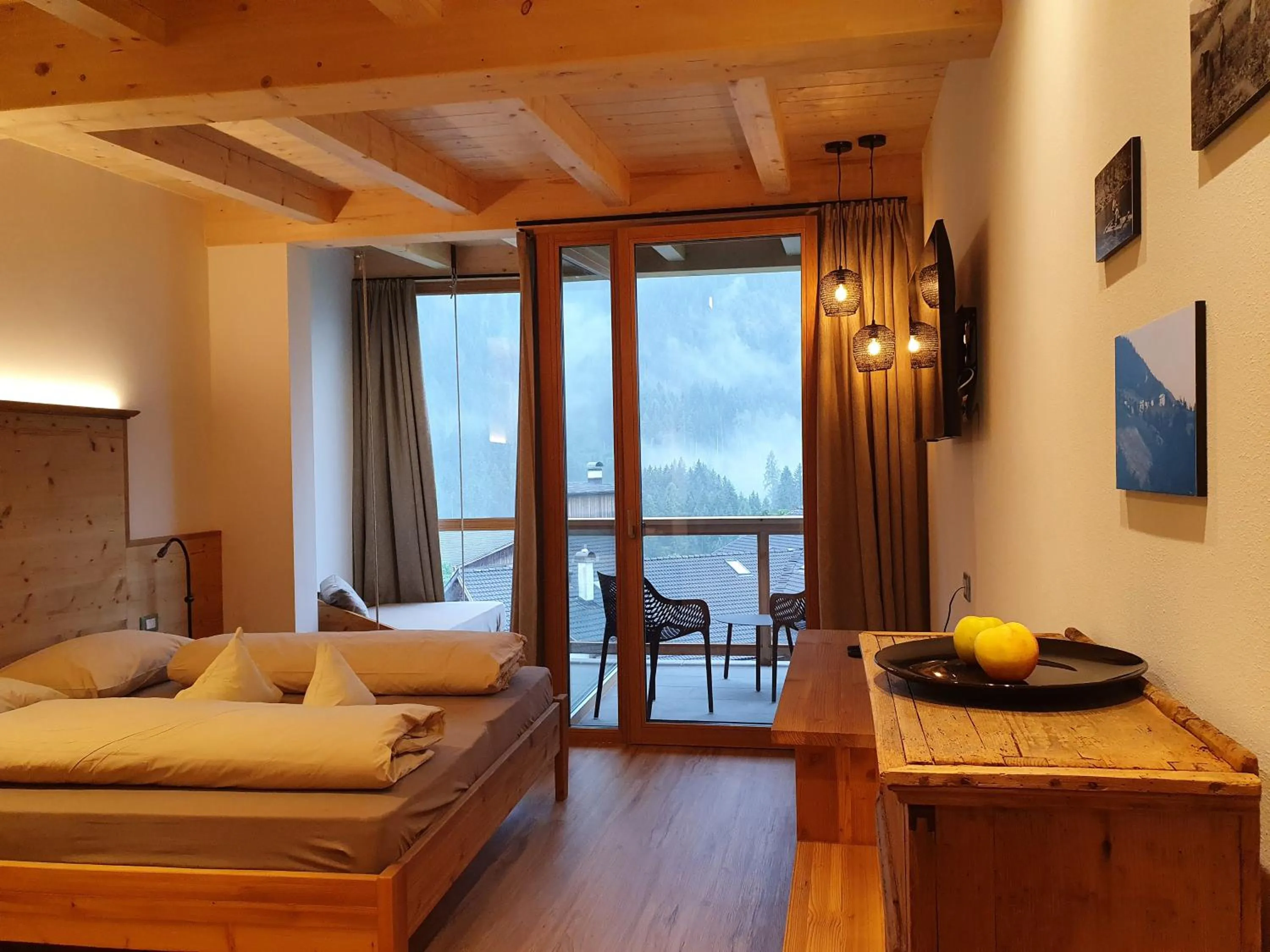 Balcony/Terrace, Bed in Natur Pur Hotel Unterpichl