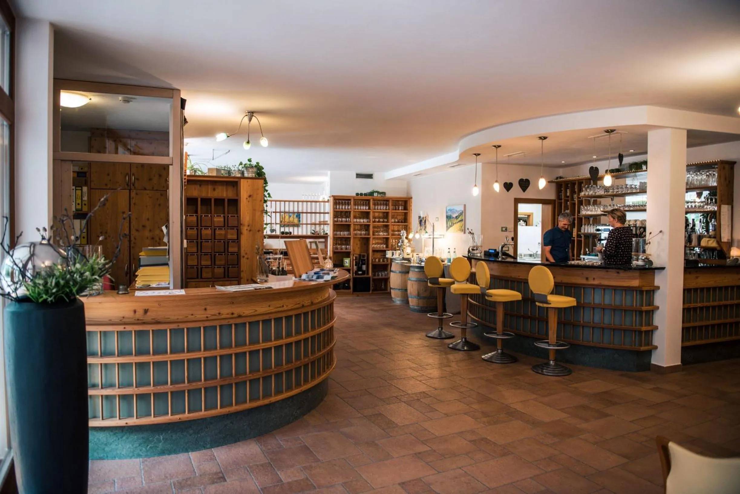 Lobby or reception in Natur Pur Hotel Unterpichl