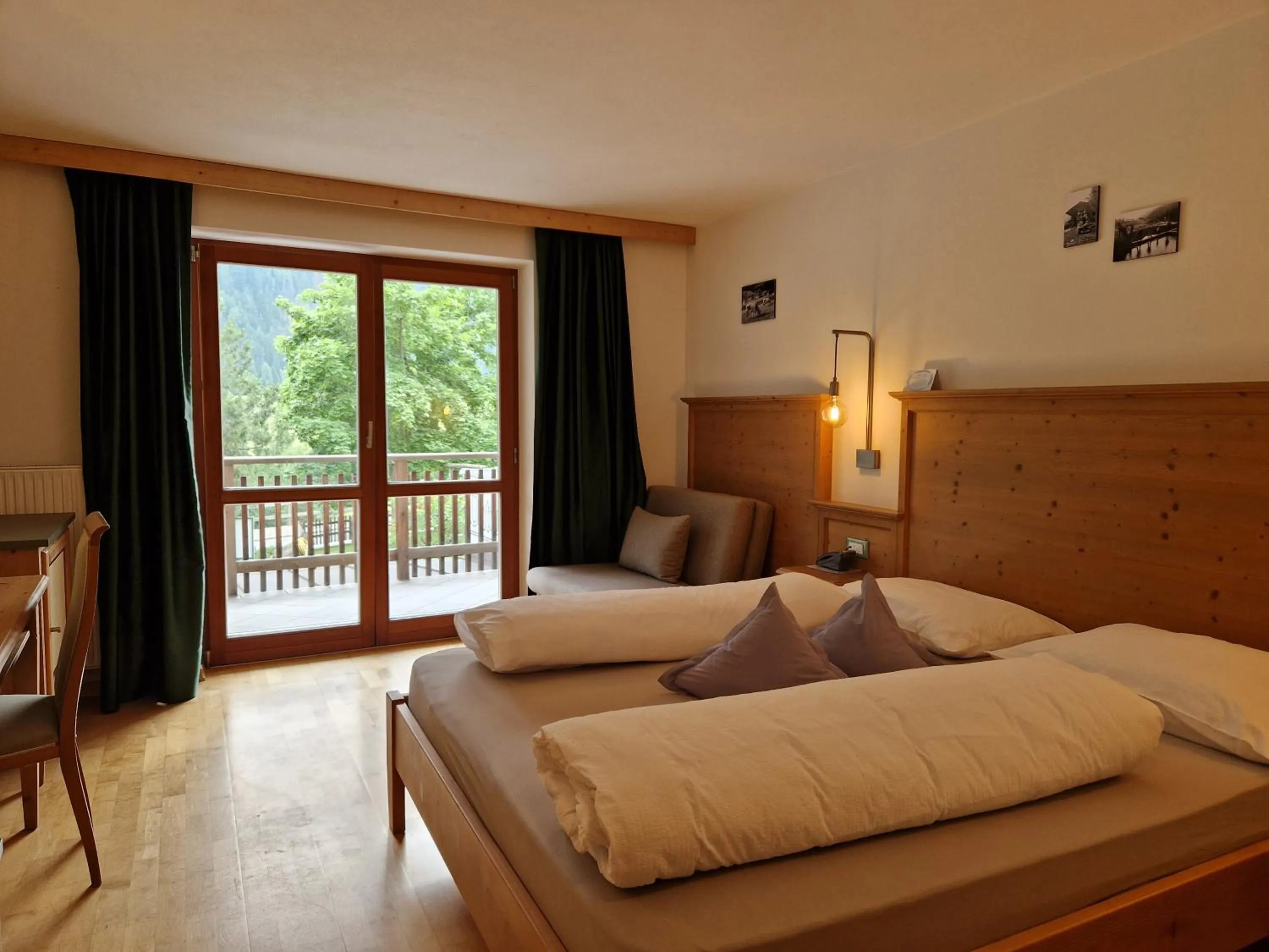 Bed in Natur Pur Hotel Unterpichl
