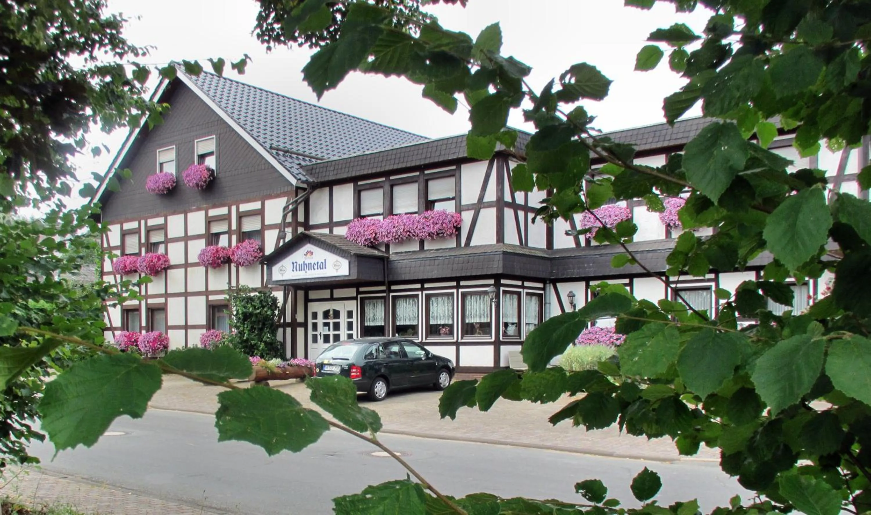 Facade/entrance in Wellness-Gasthof-Cafe Nuhnetal