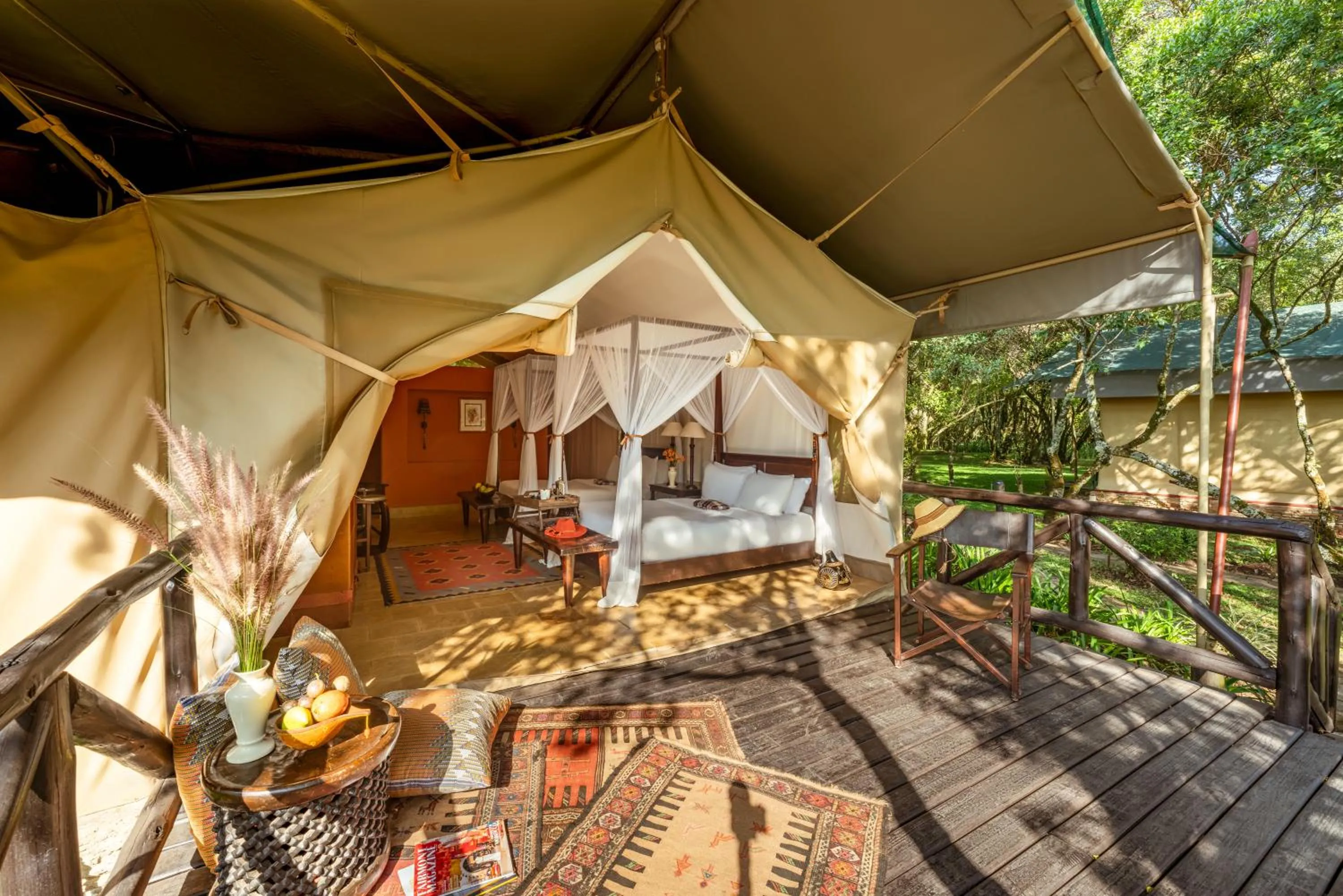 Balcony/Terrace in Fairmont Mara Safari Club