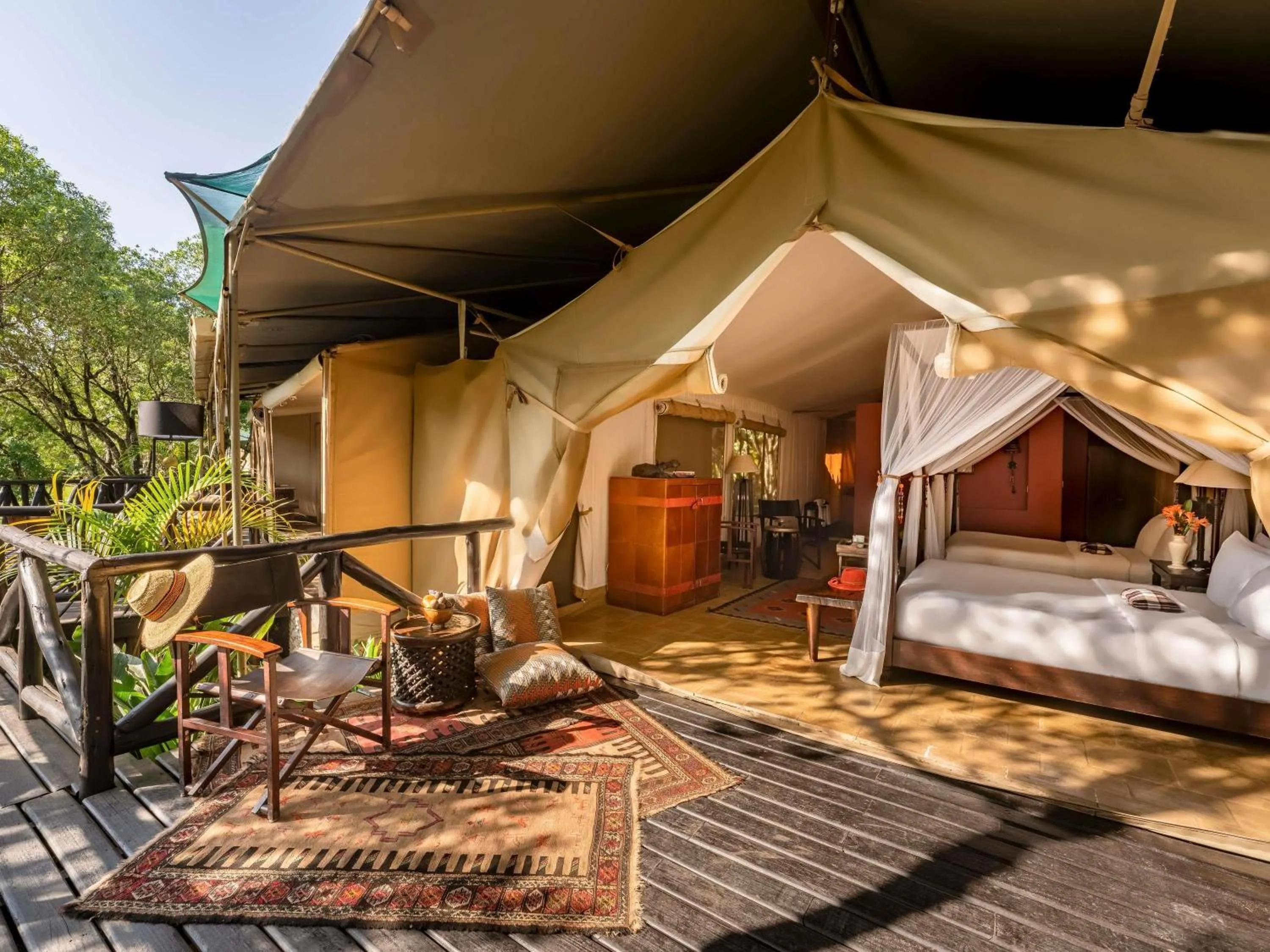Bedroom, Bed in Fairmont Mara Safari Club