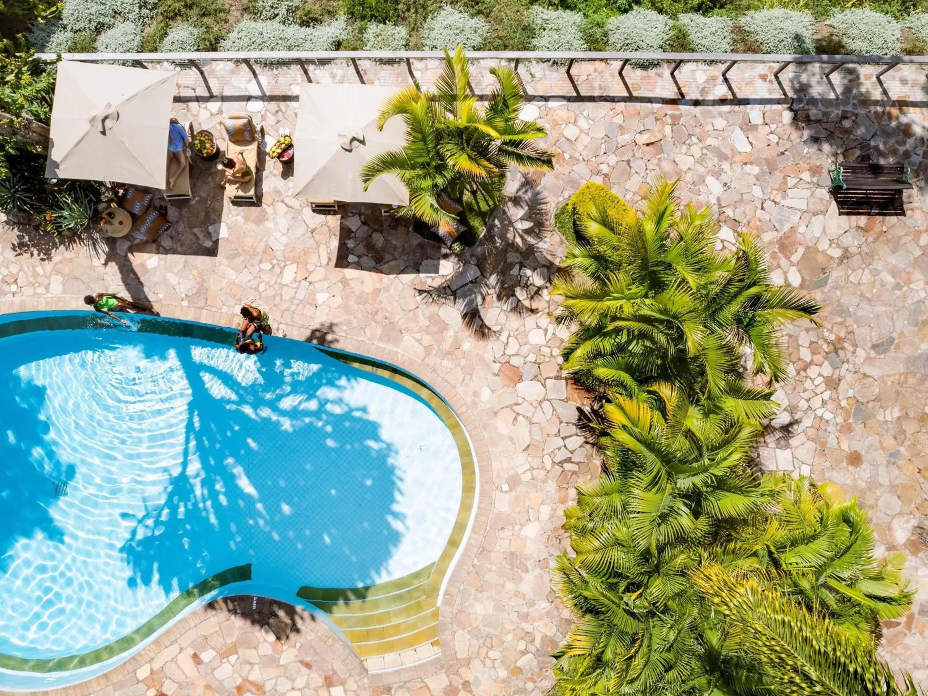 Pool view in Fairmont Mara Safari Club Pool view in Fairmont Mara Safari Club