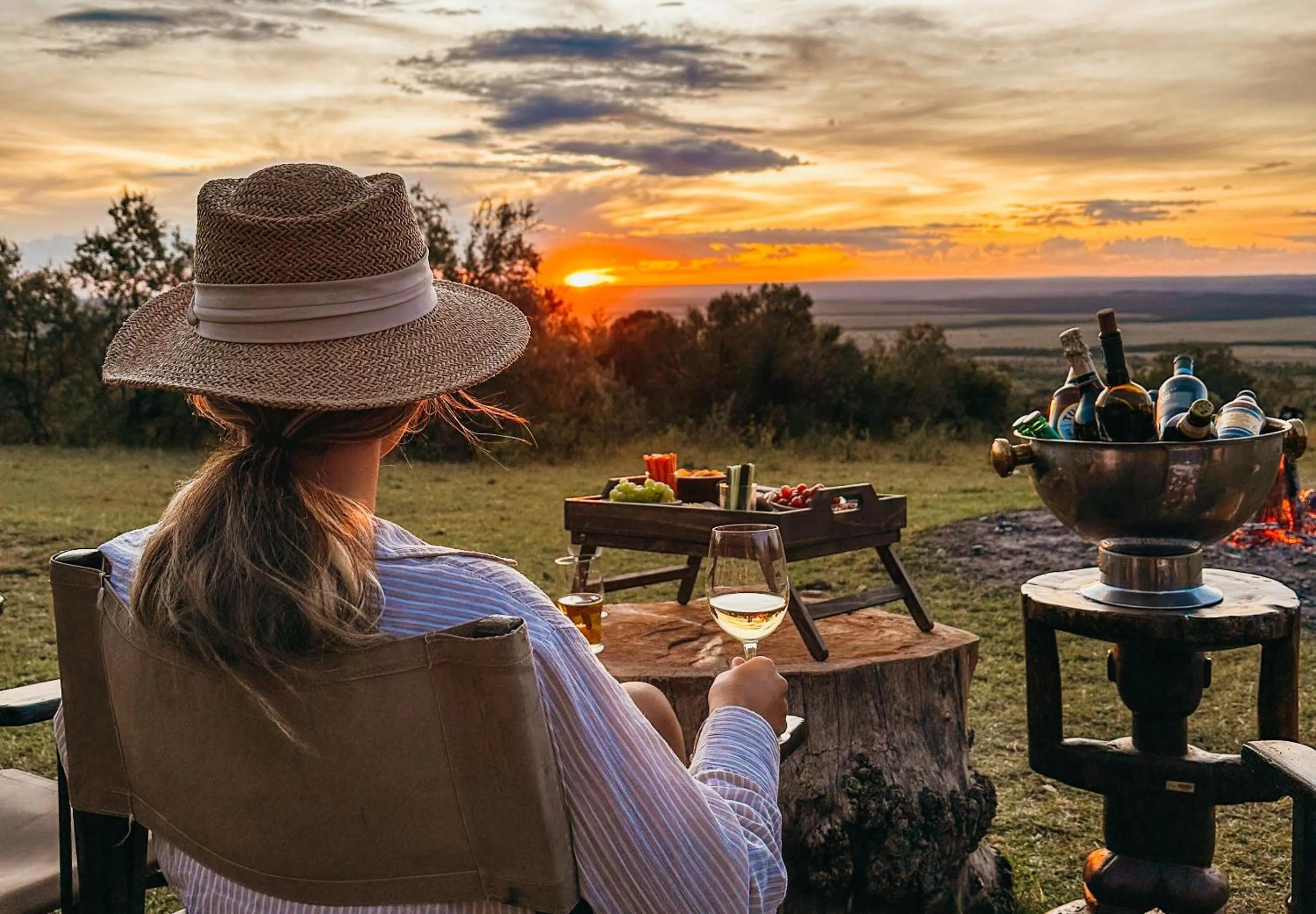 sunbed in Fairmont Mara Safari Club