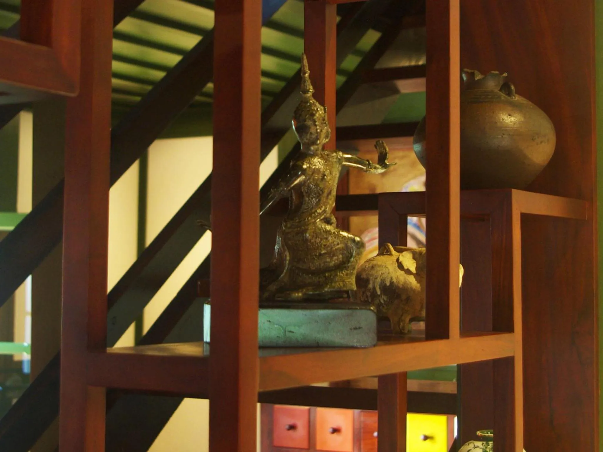 Decorative detail in Maison Houng Chanh - Luang prabang