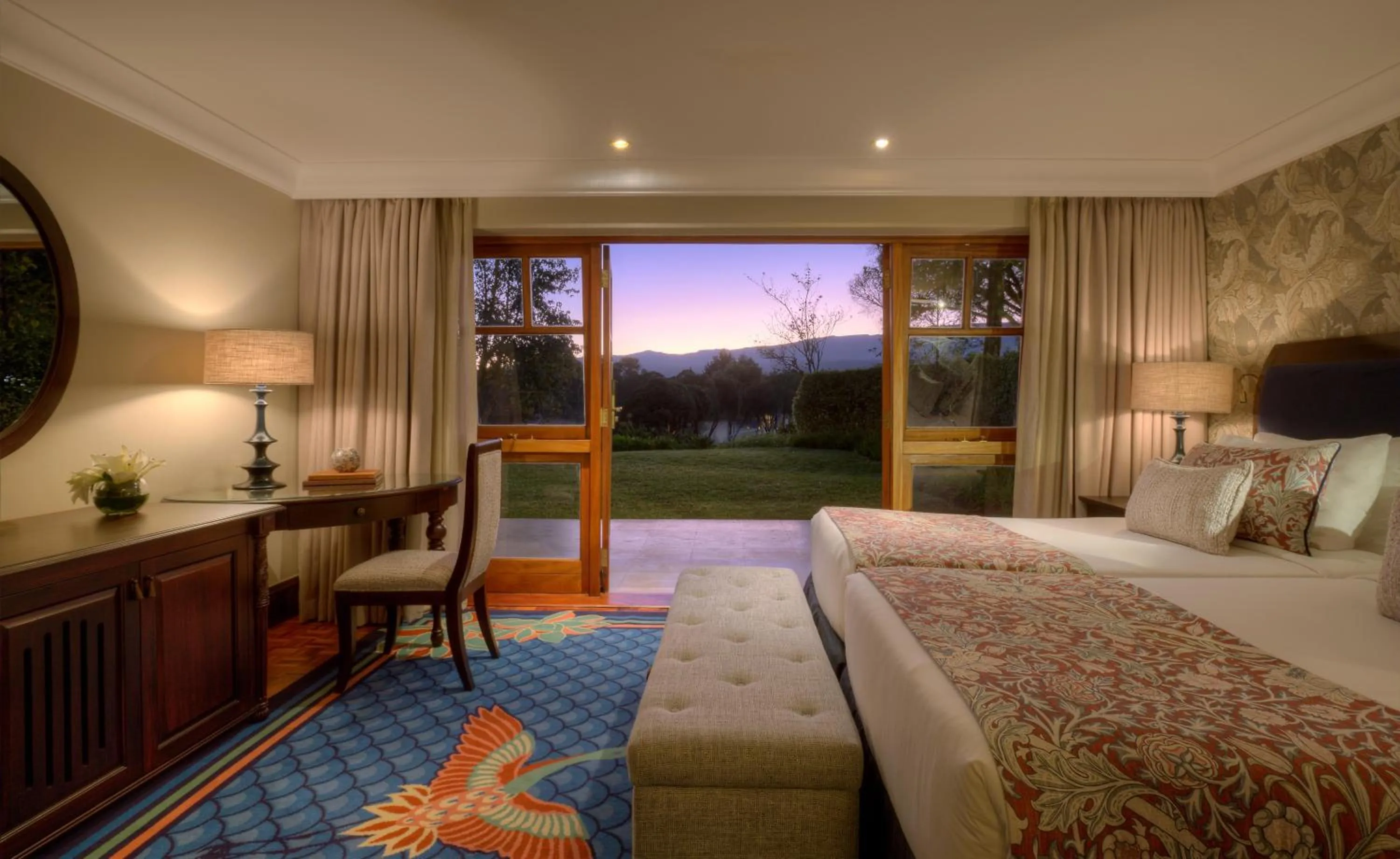 Bed in Fairmont Mount Kenya Safari Club