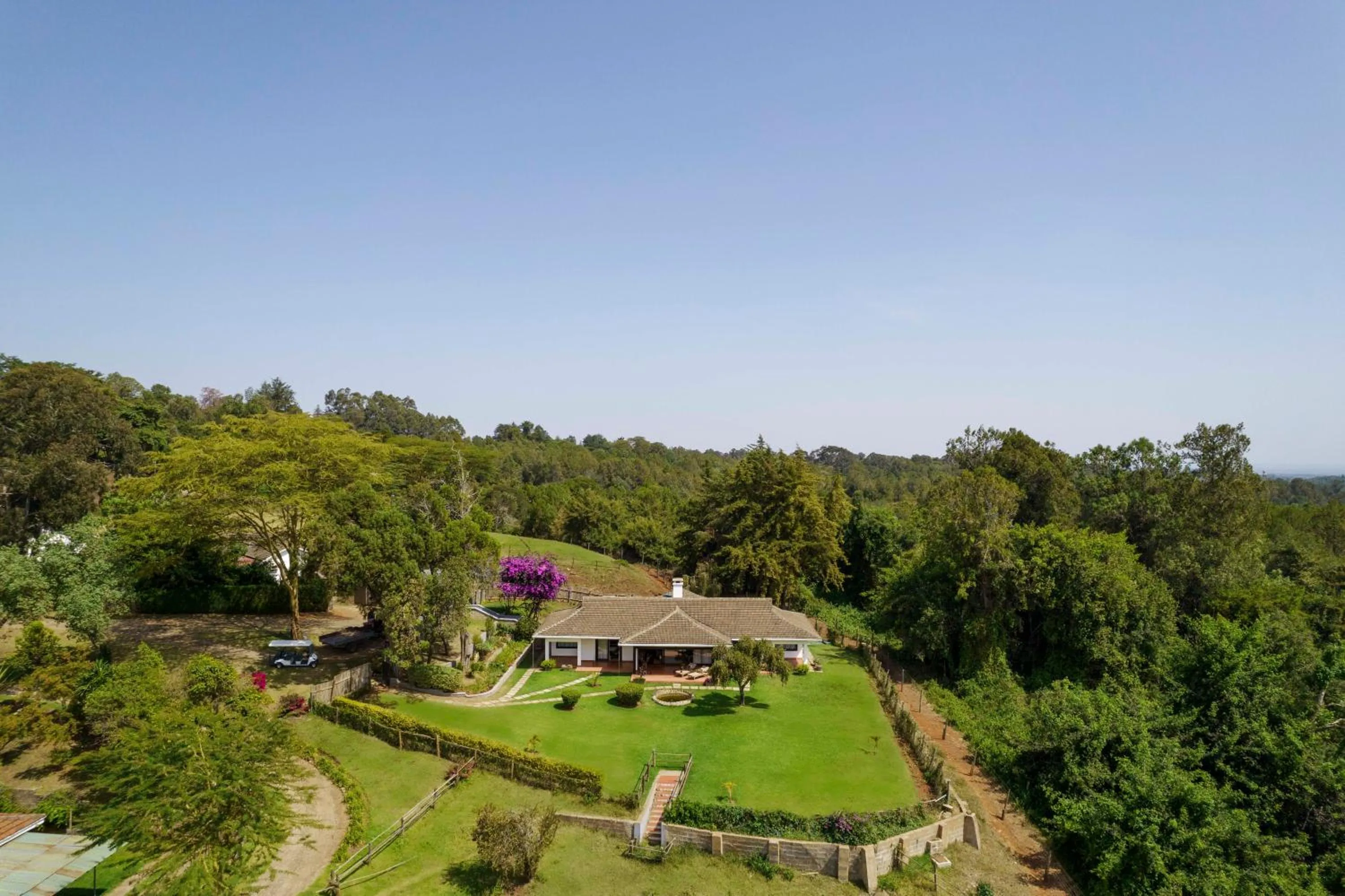 Natural landscape in Fairmont Mount Kenya Safari Club