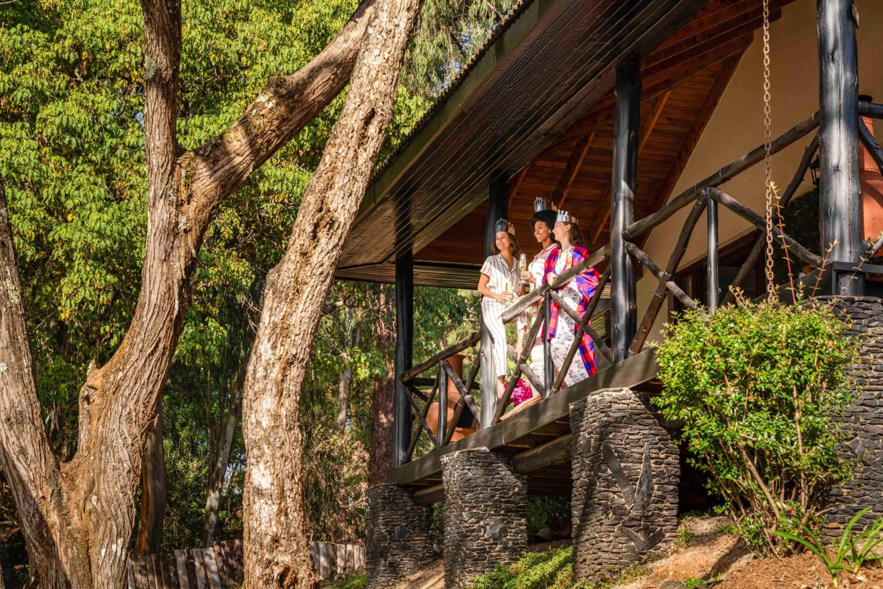 Garden view in Fairmont Mount Kenya Safari Club