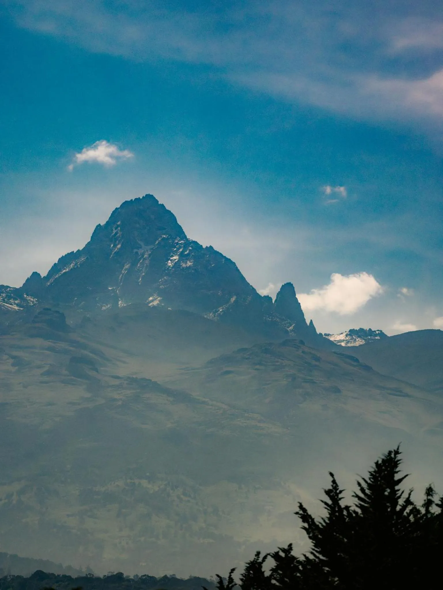 Mountain view in Fairmont Mount Kenya Safari Club