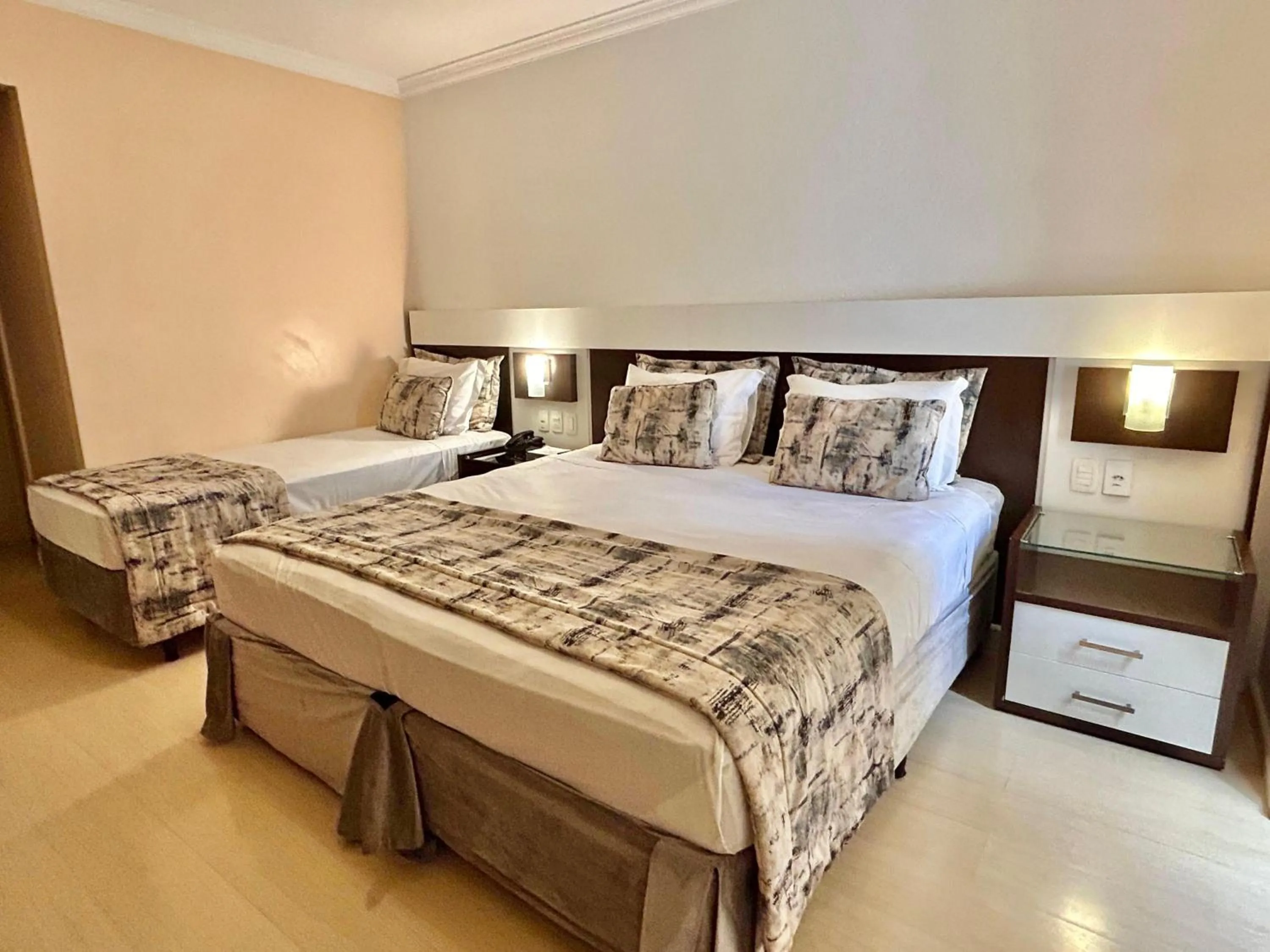 Bed in Hotel Glamour da Serra